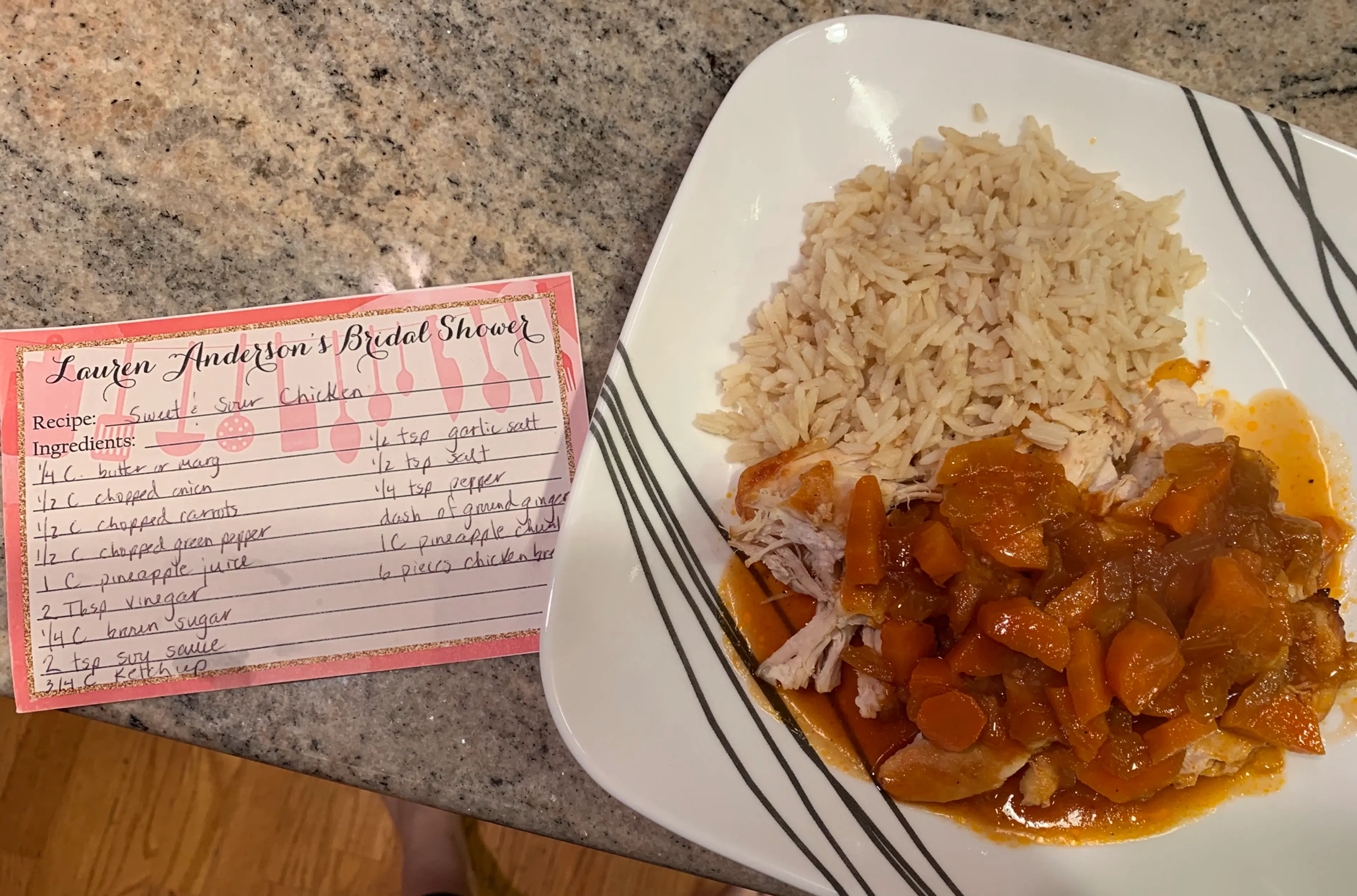 Sweet N Sour Chicken (Joyce)