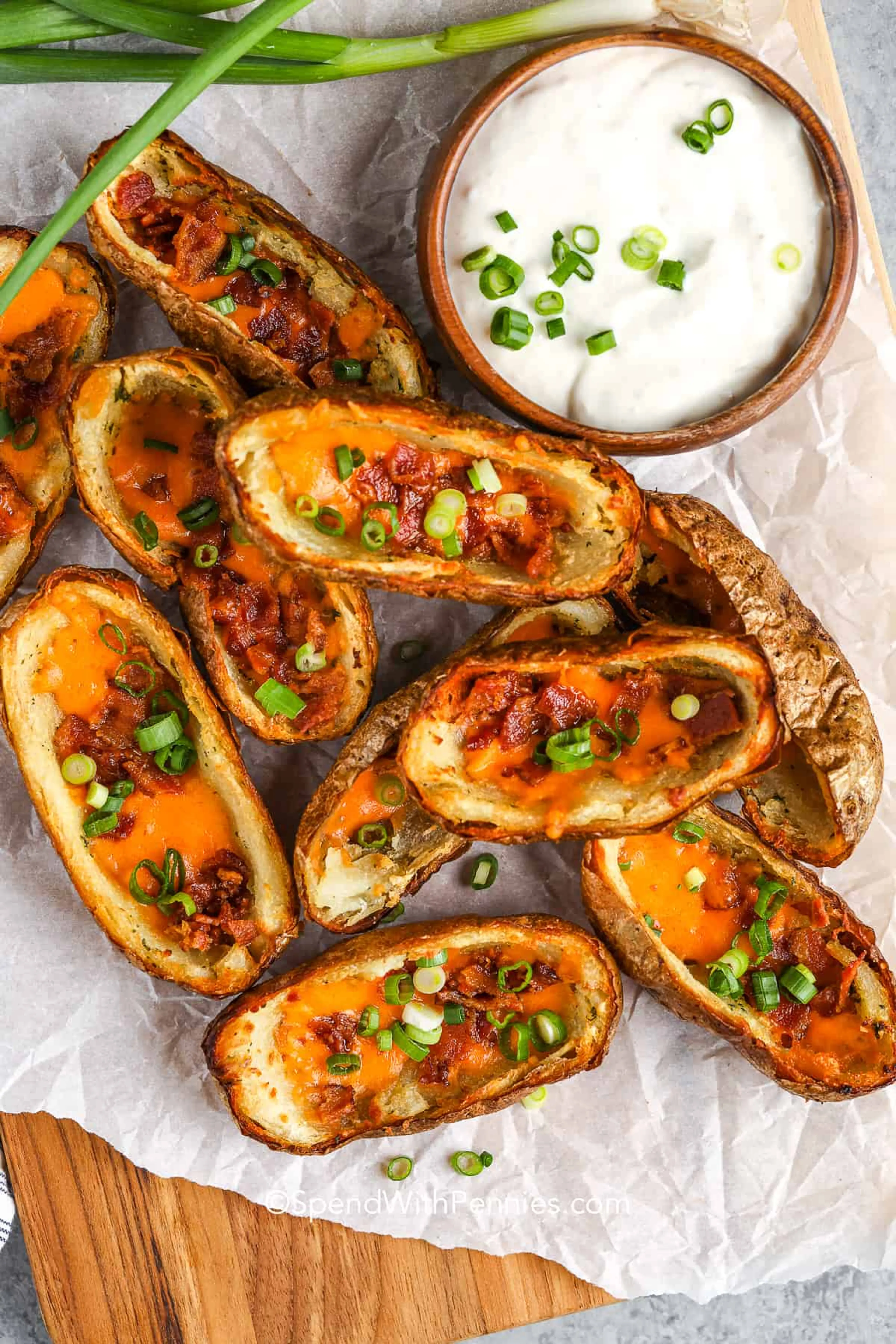 Crispy Oven Baked Potato Skins