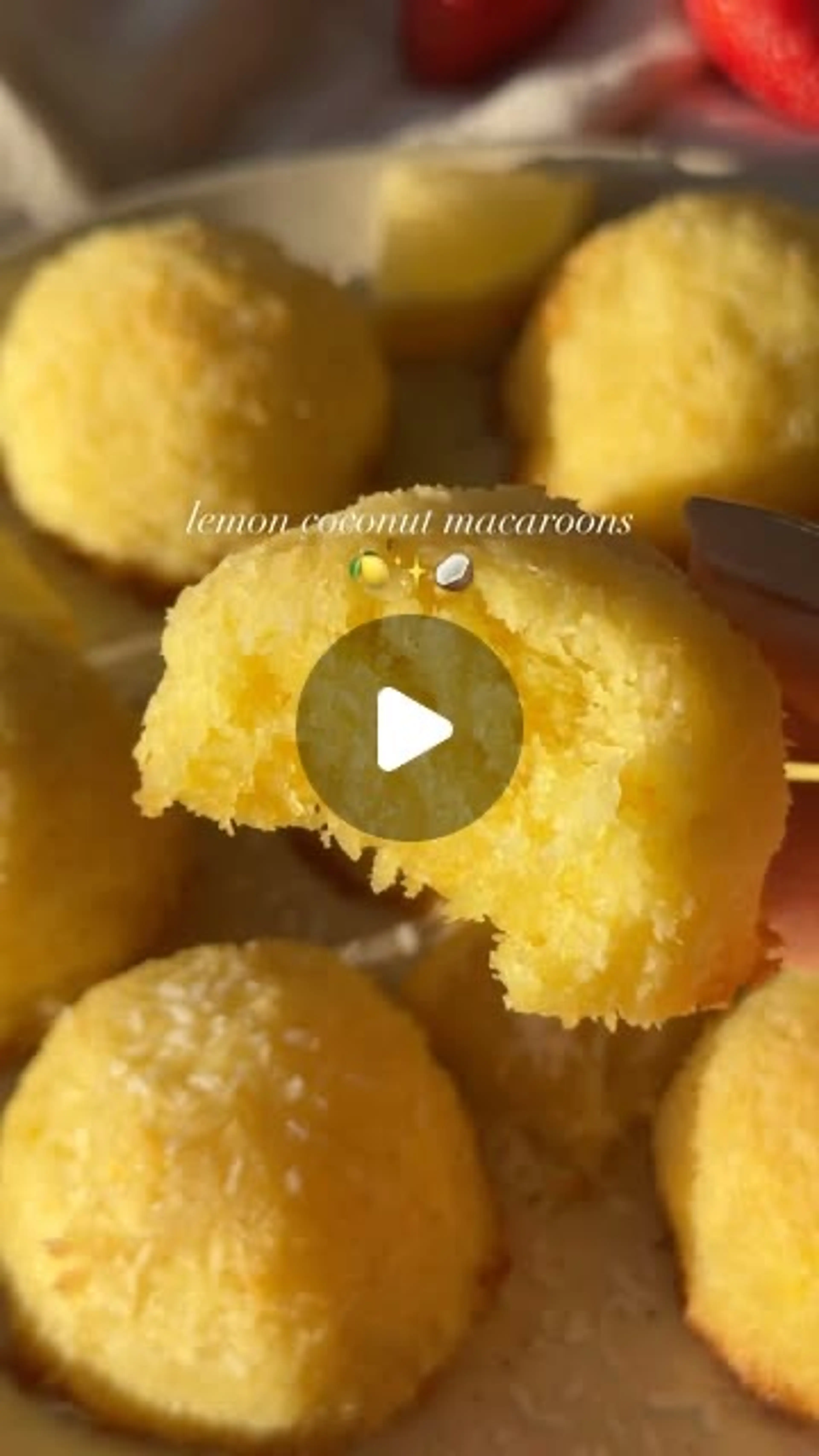 Lemon Coconut Macaroons