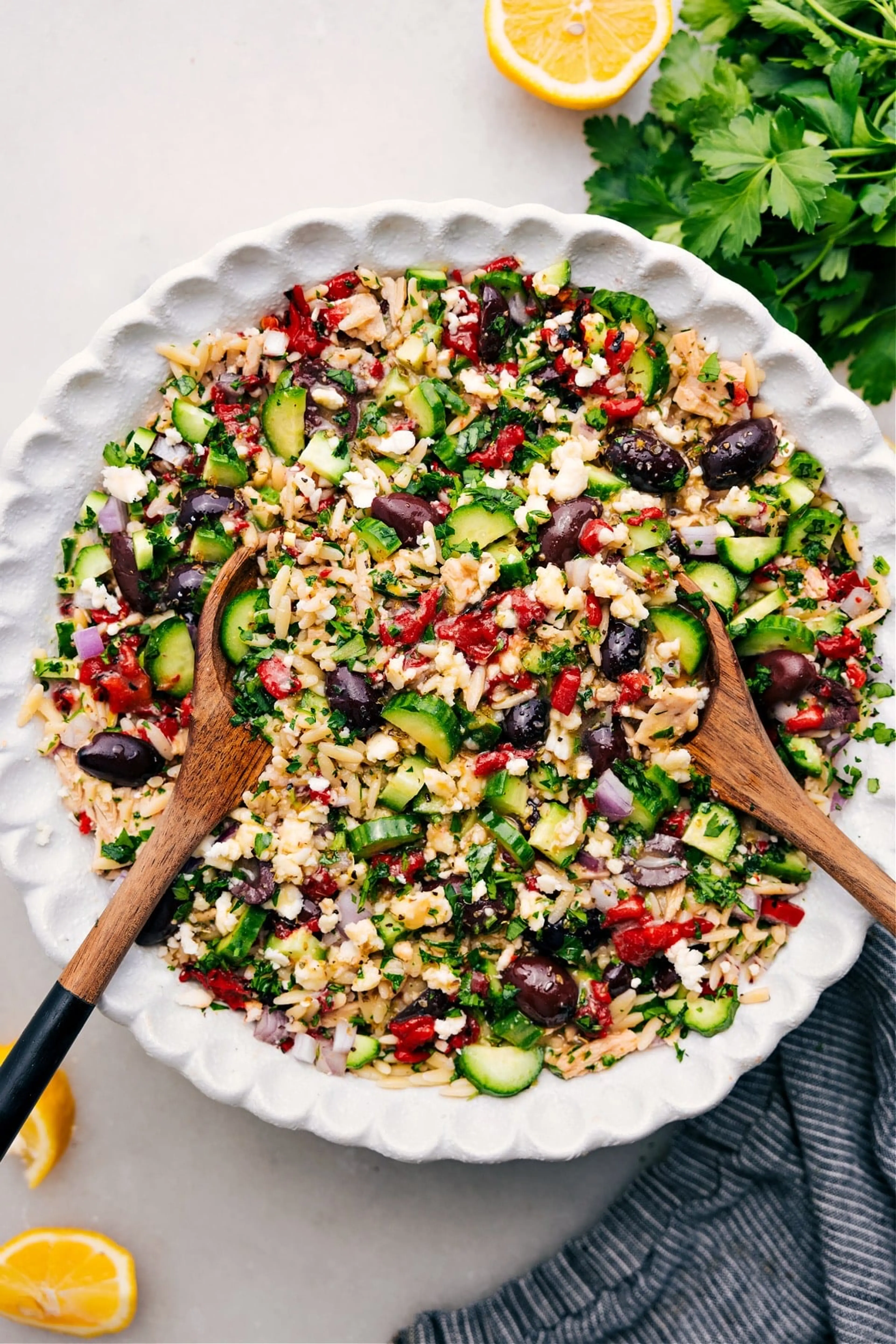 Mediterranean Tuna Pasta Salad