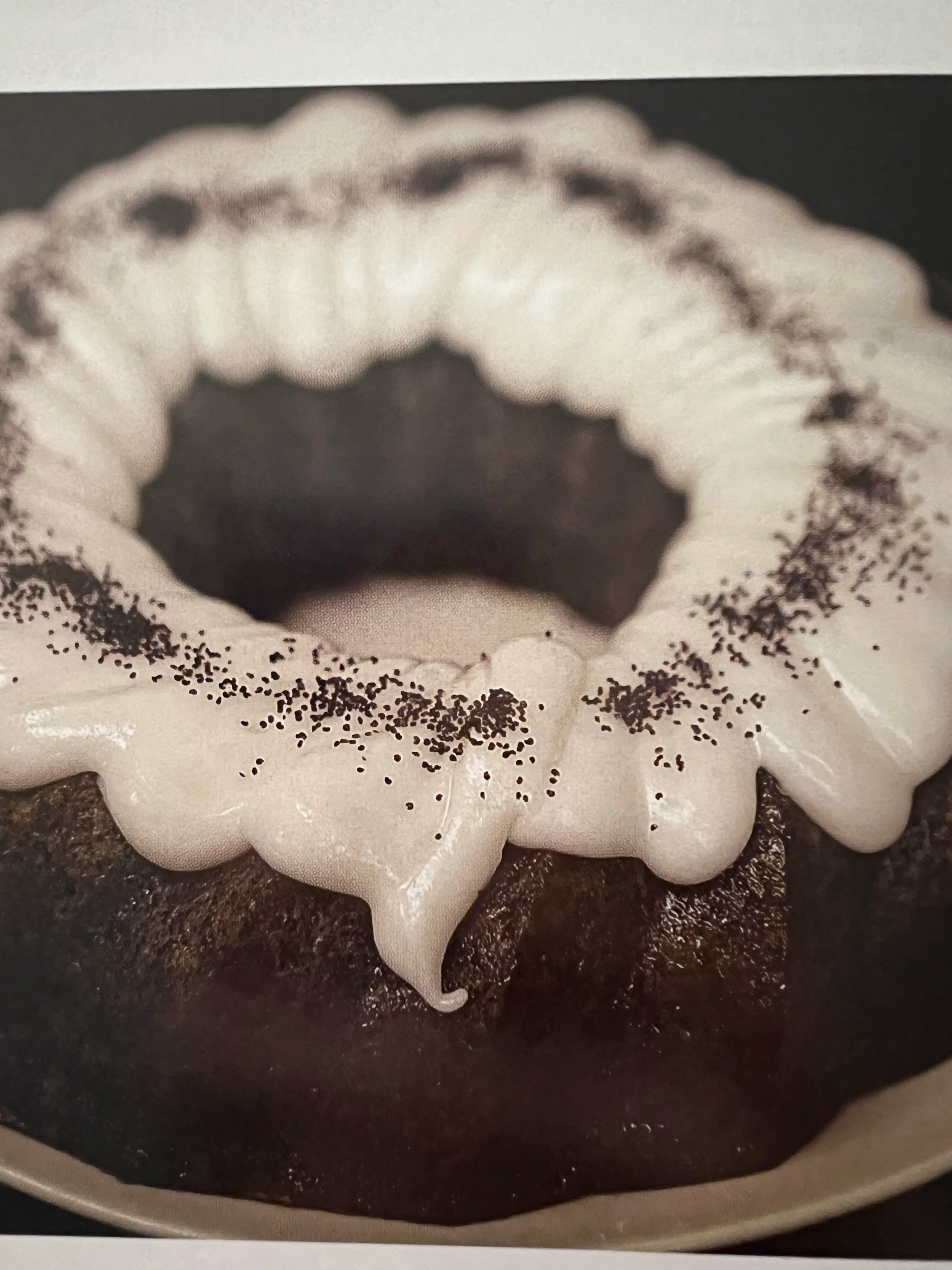 Poppy Seed Cake with Lemon Icing
