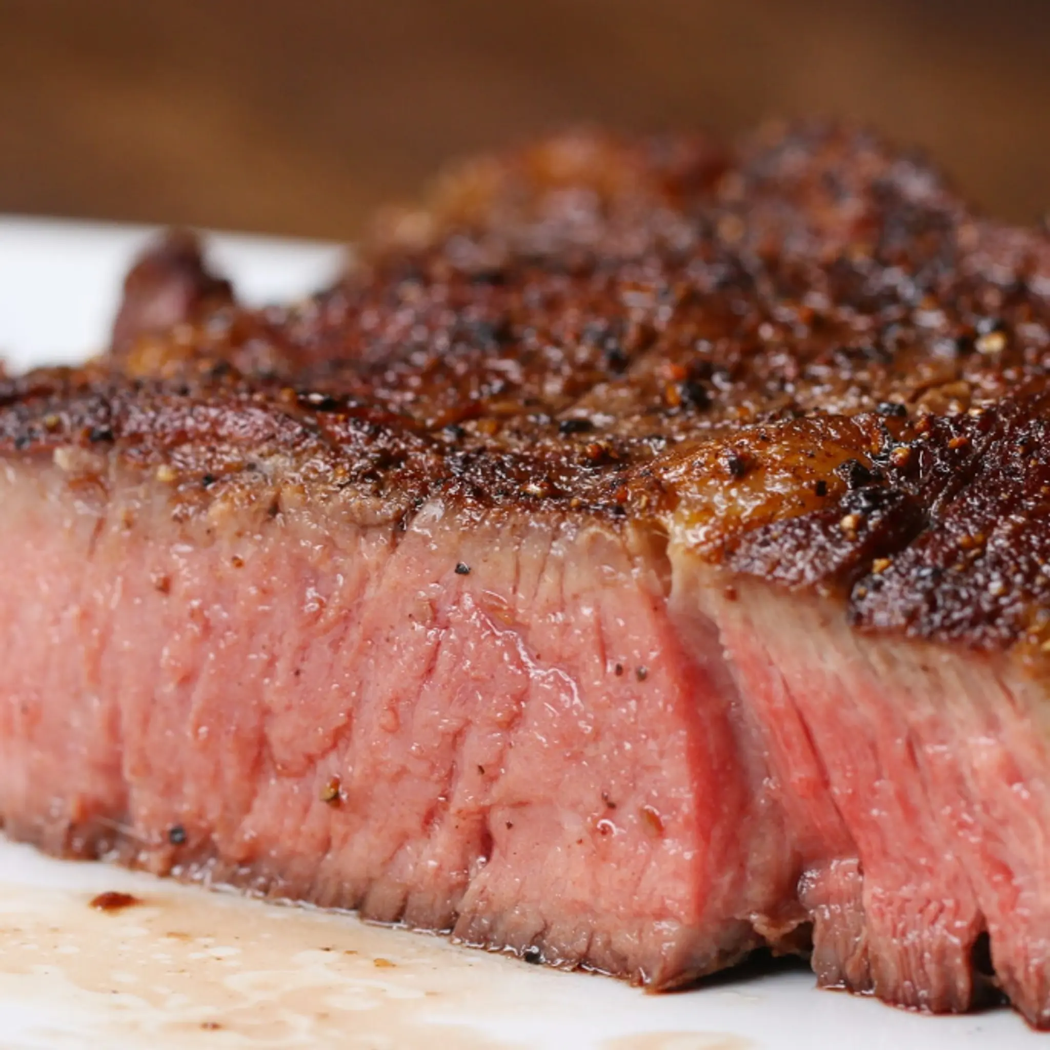 Reverse-sear steak