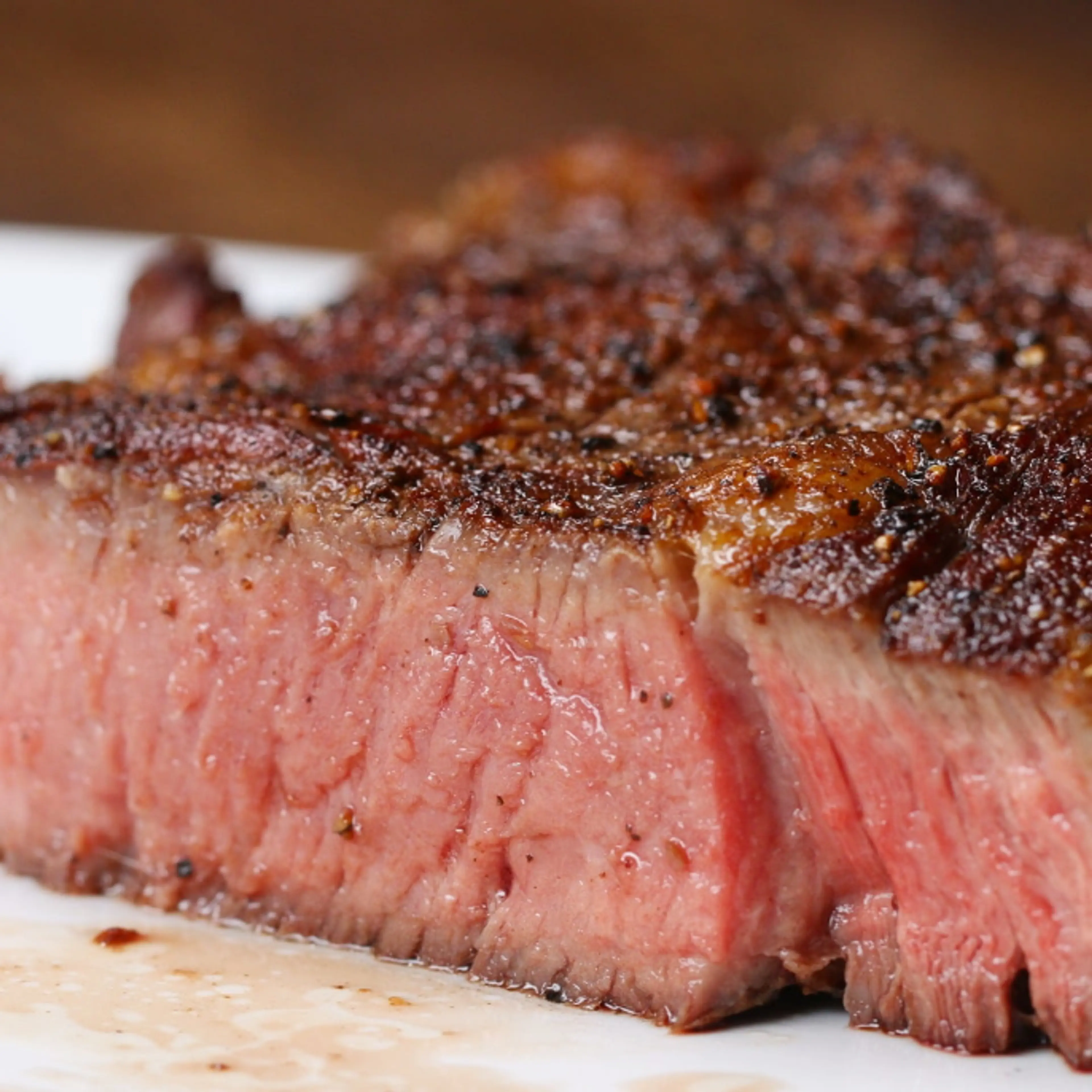 Reverse-sear steak
