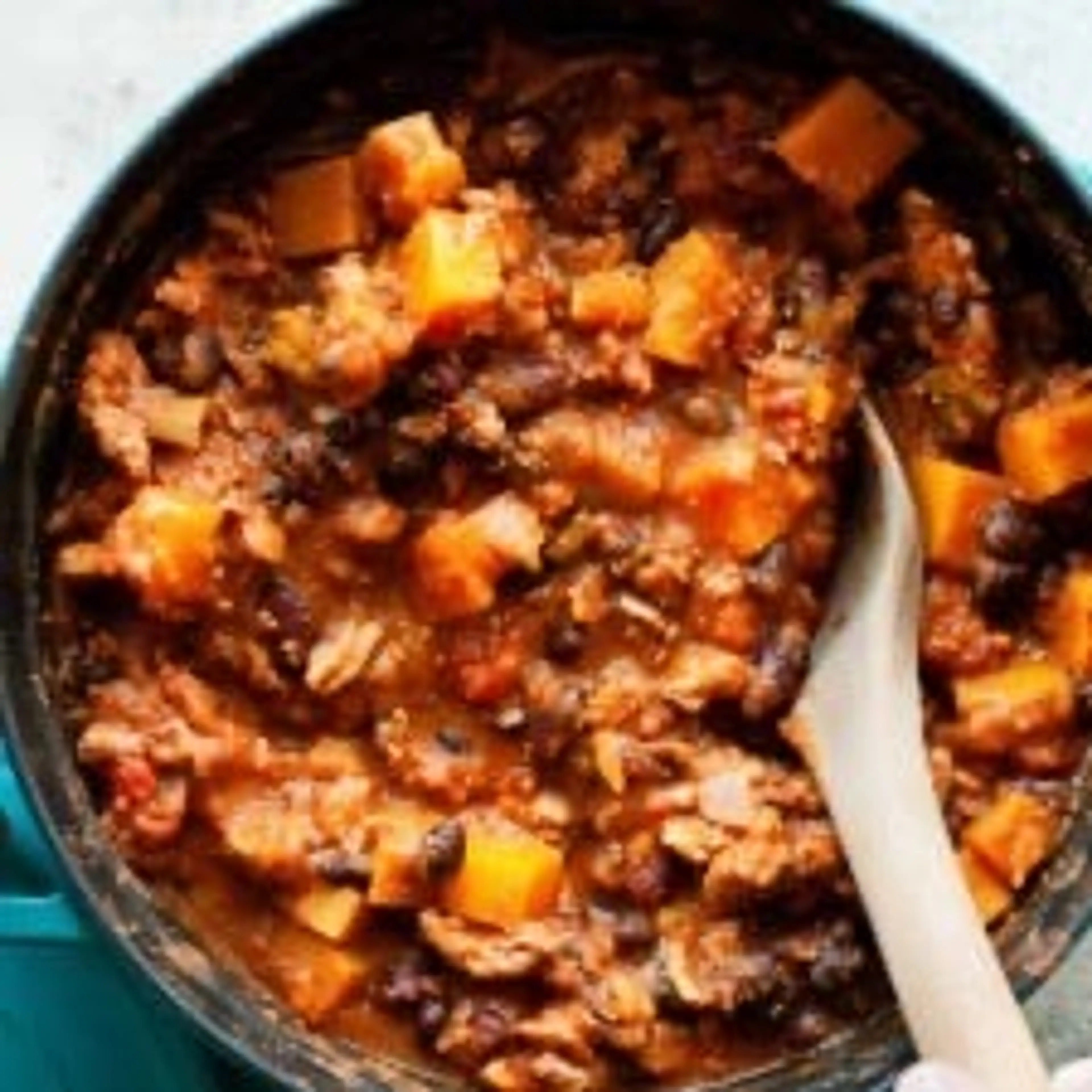 Butternut Squash Chili with Turkey