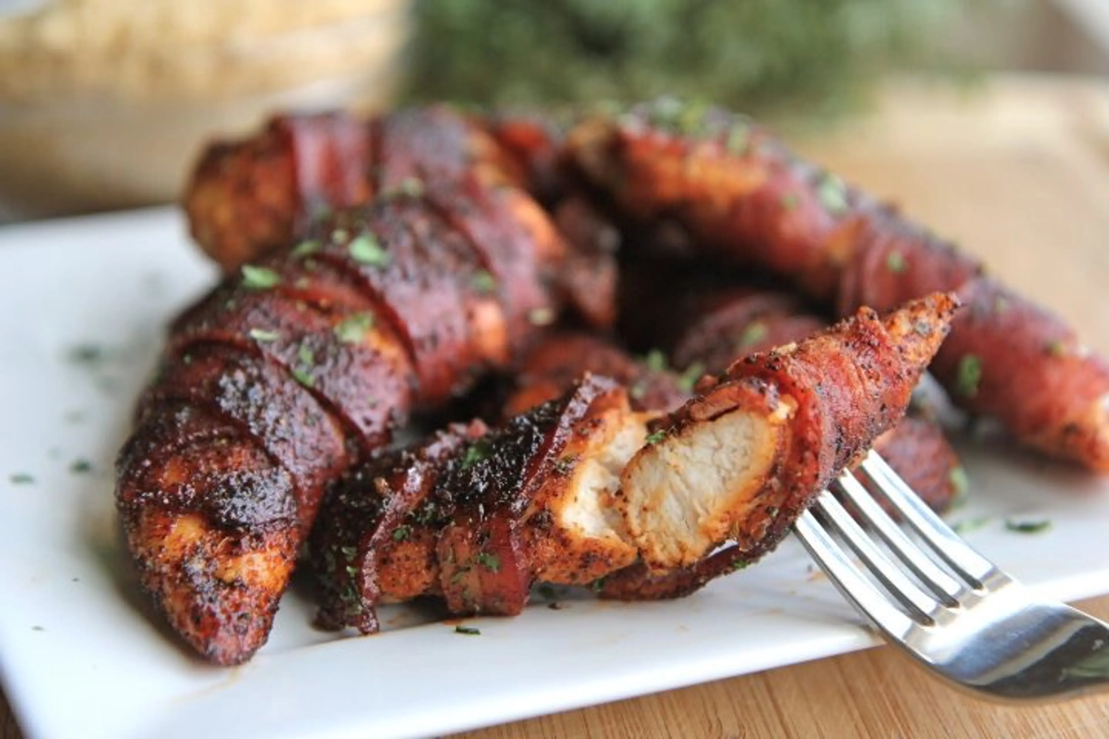 Bacon Wrapped Chicken (Brown Sugar)