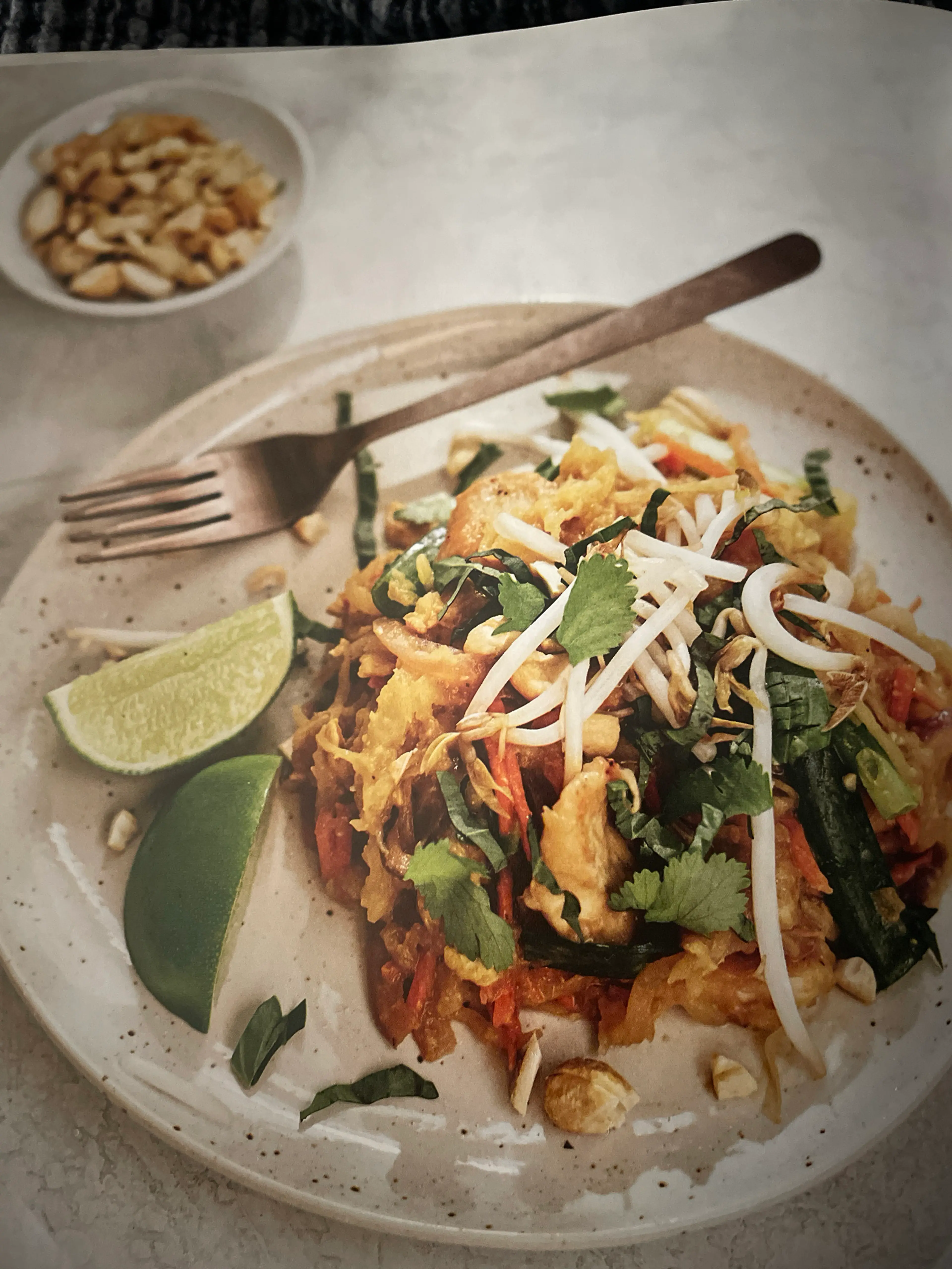 Spaghetti Squash Pad Thai