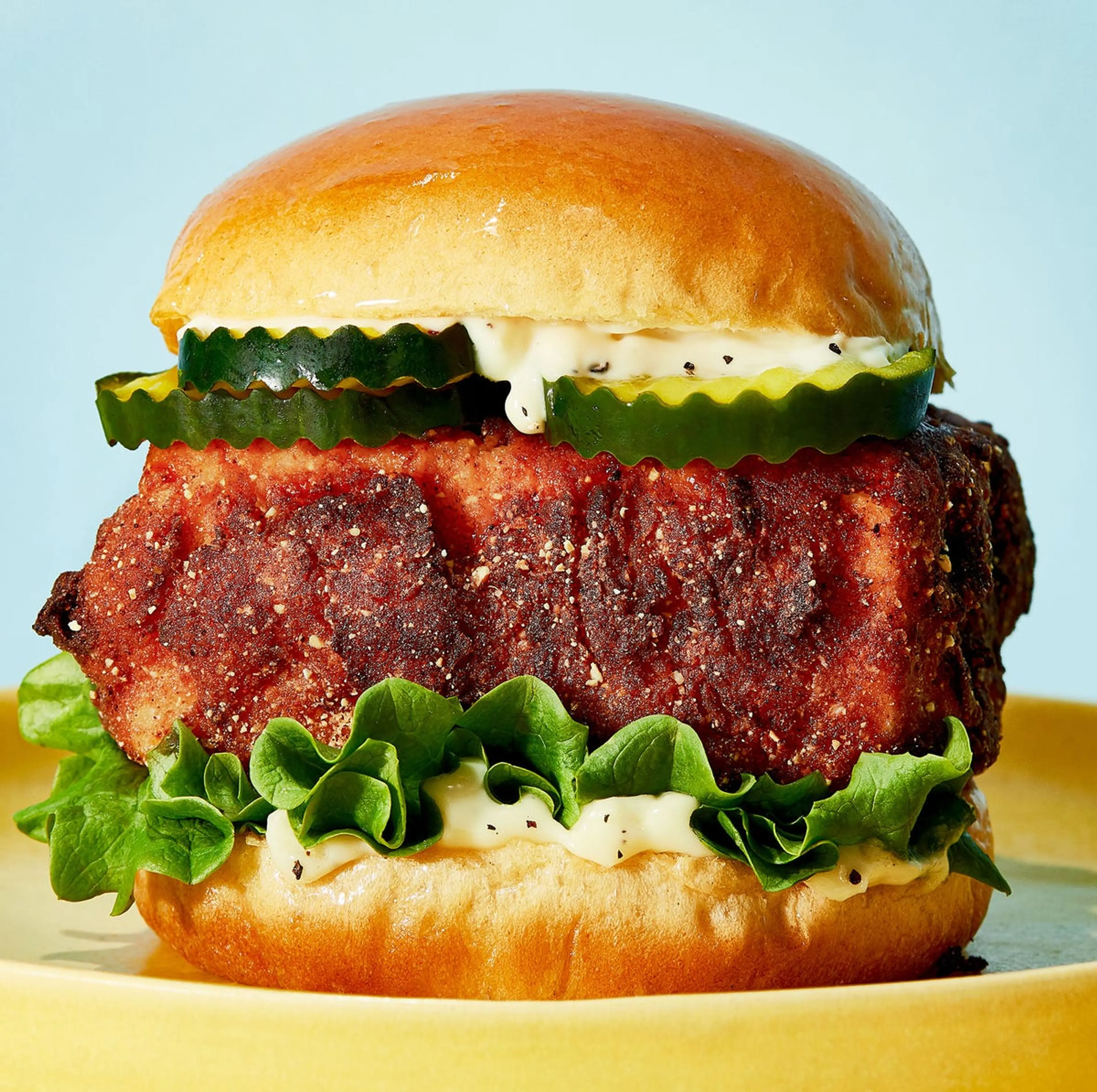 Spicy Fried “Chicken” Sandwich