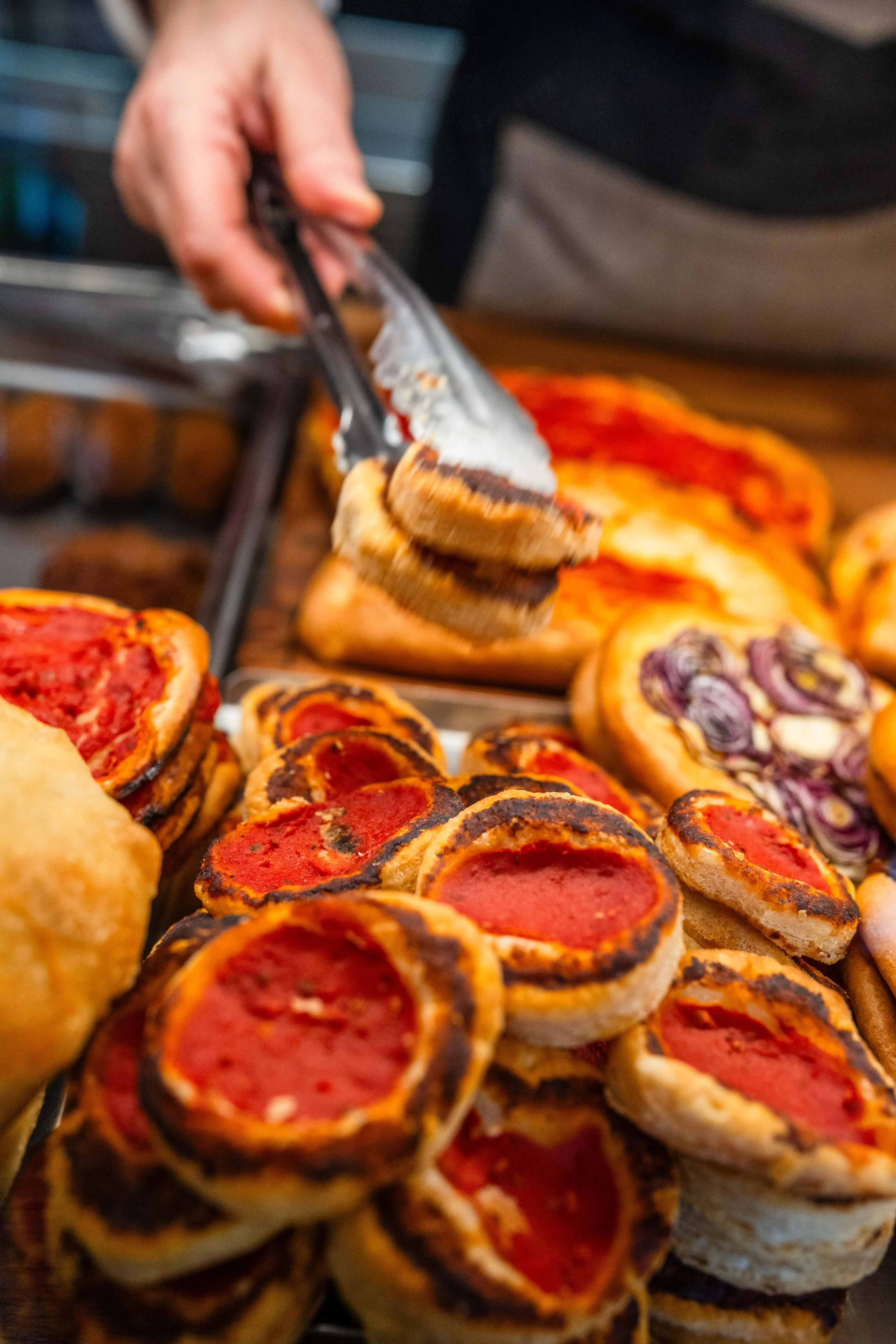 Pizzette di Sfoglia (Little Puff Pastry Pizzas)