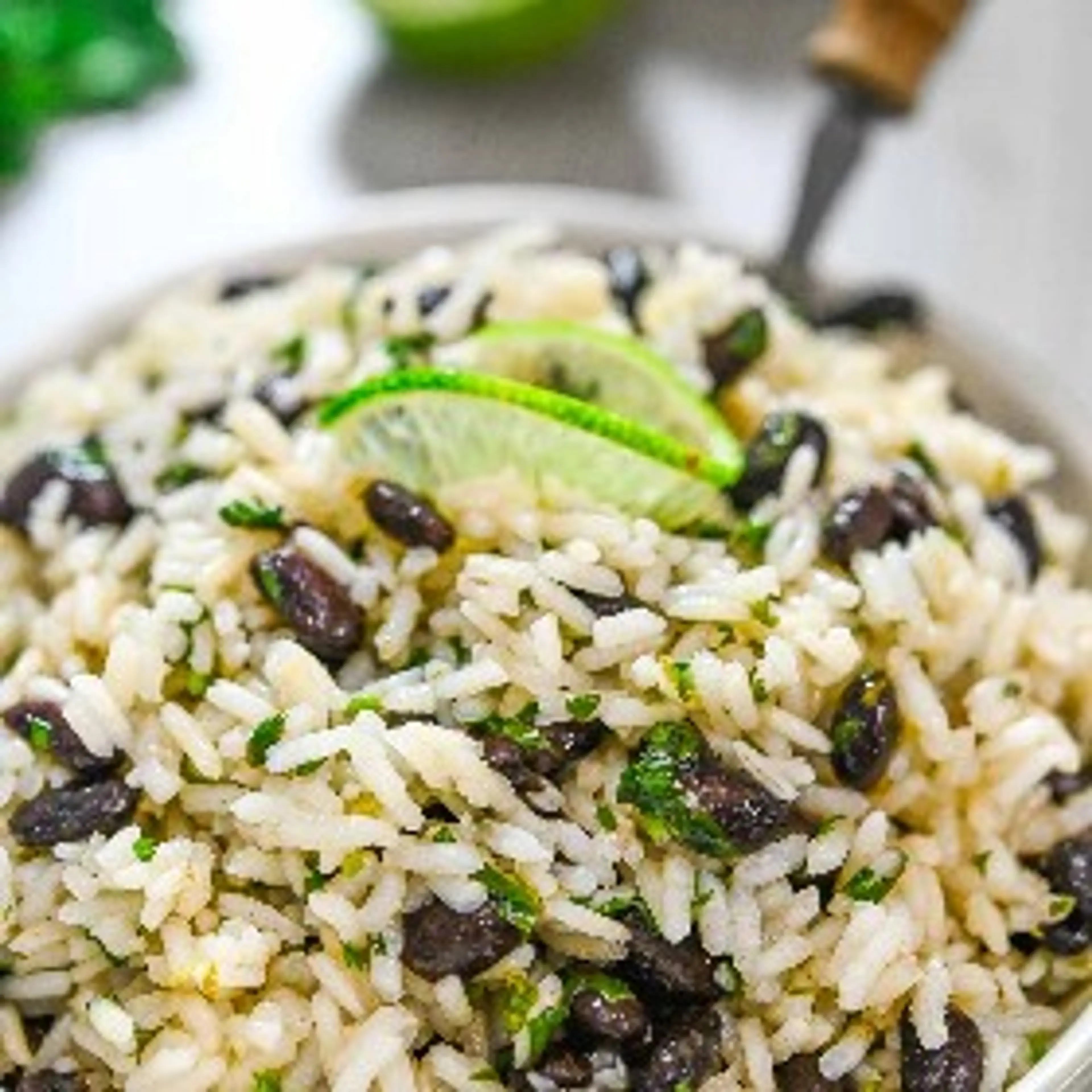 Cilantro Lime Rice and Black Beans