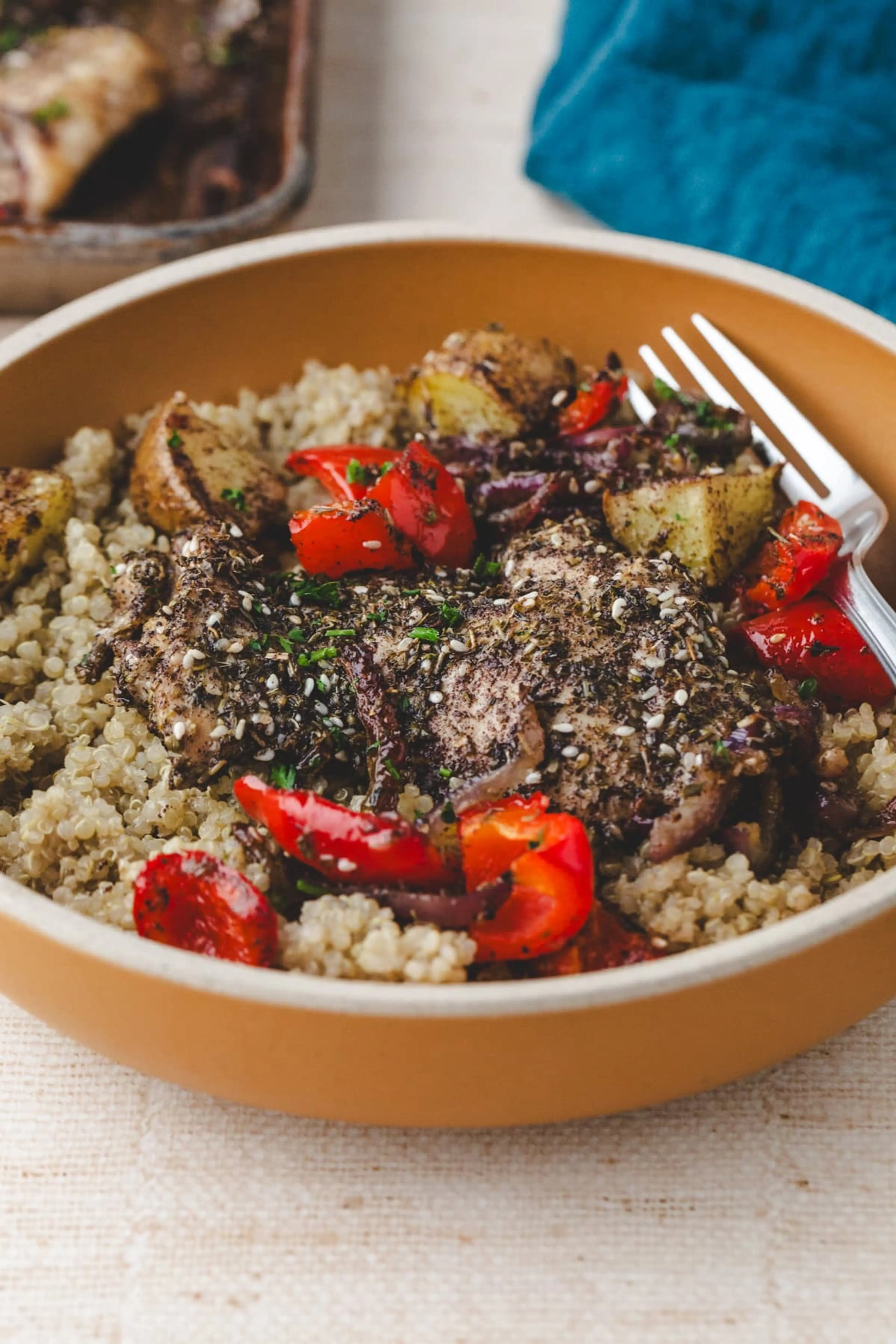 Za'atar Chicken Sheet Pan Dinner