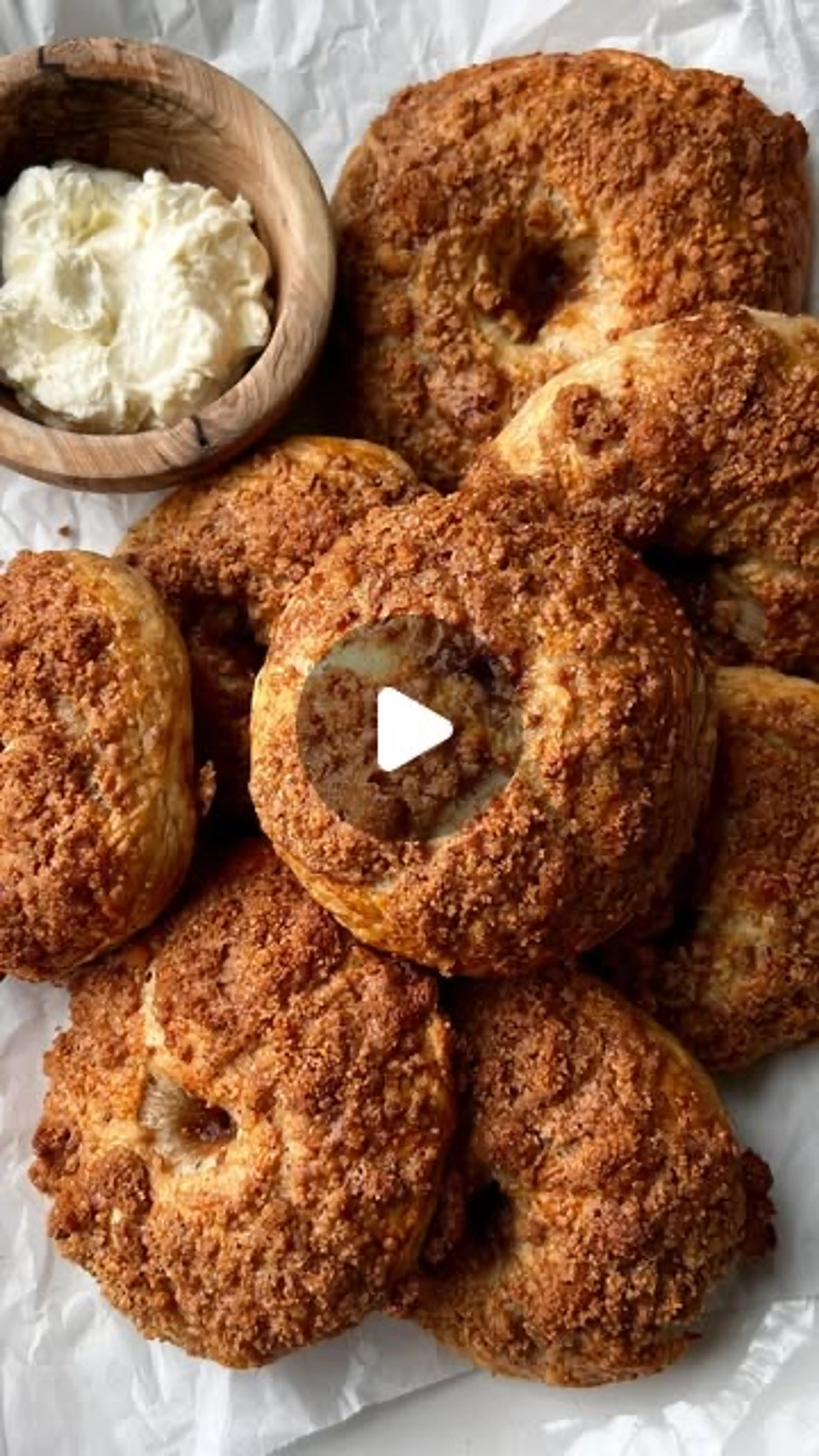 Banana Bread French Toast Bagels