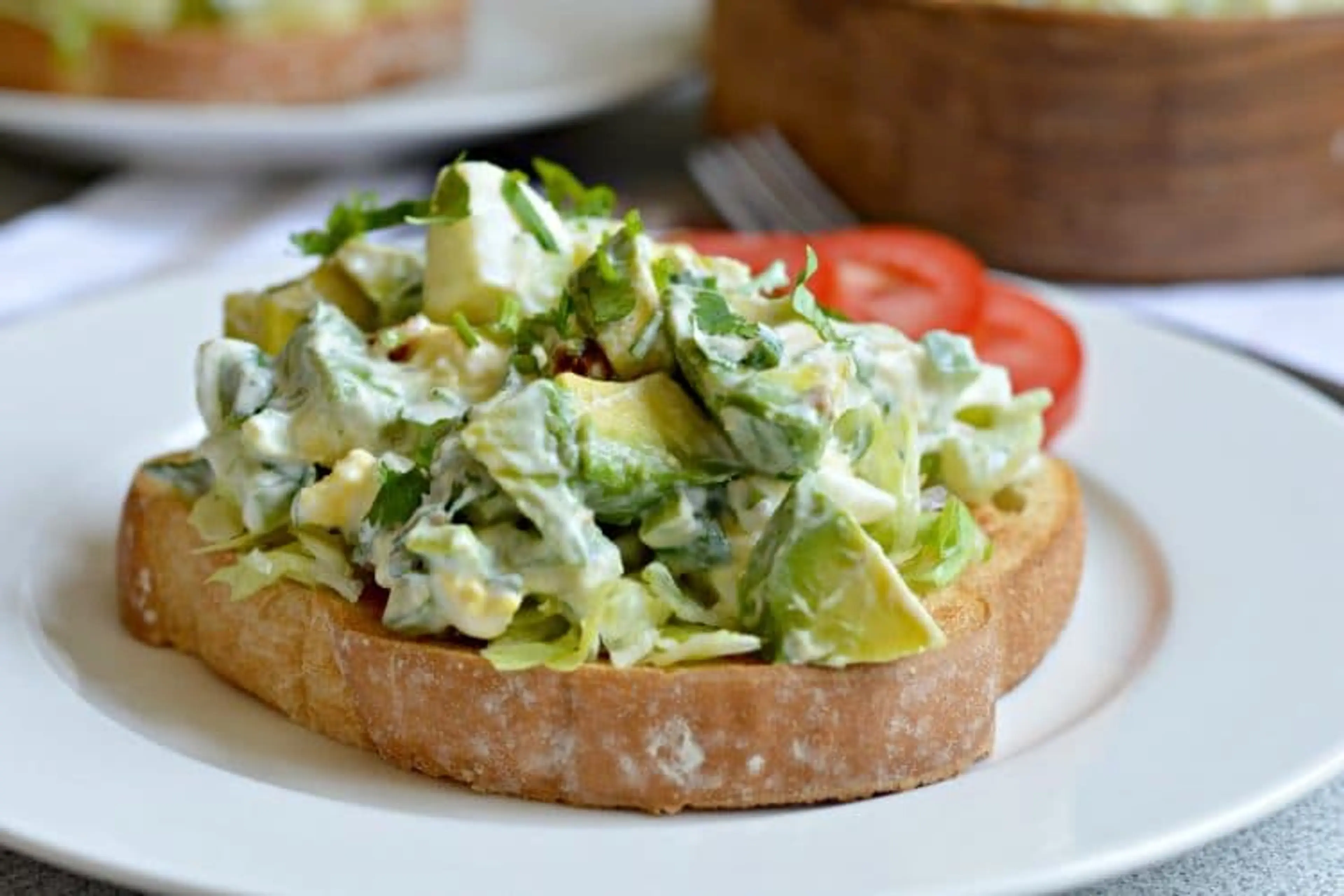Avocado and Bacon Egg Salad
