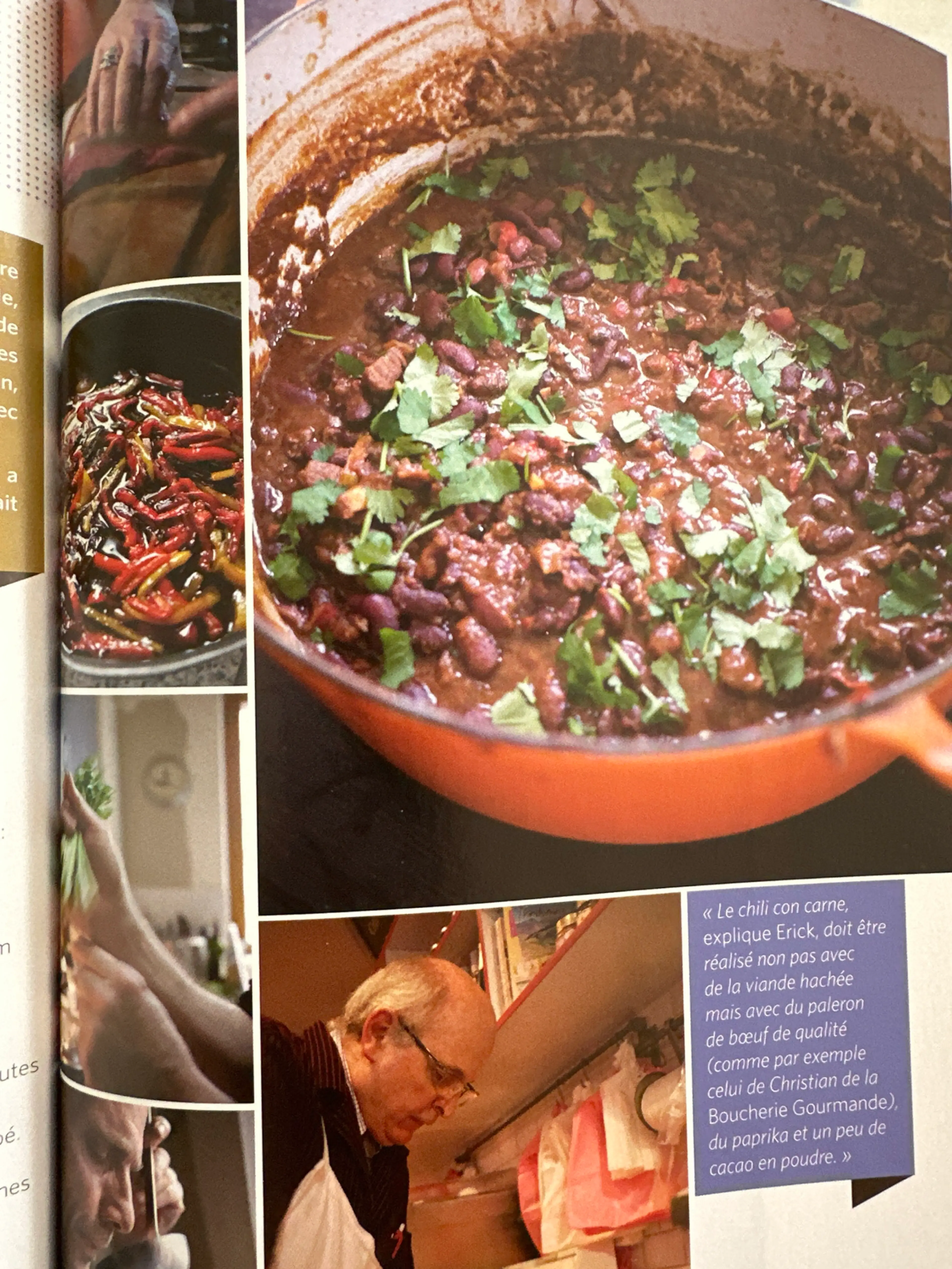 Le chili con carne au paleron d'Erick