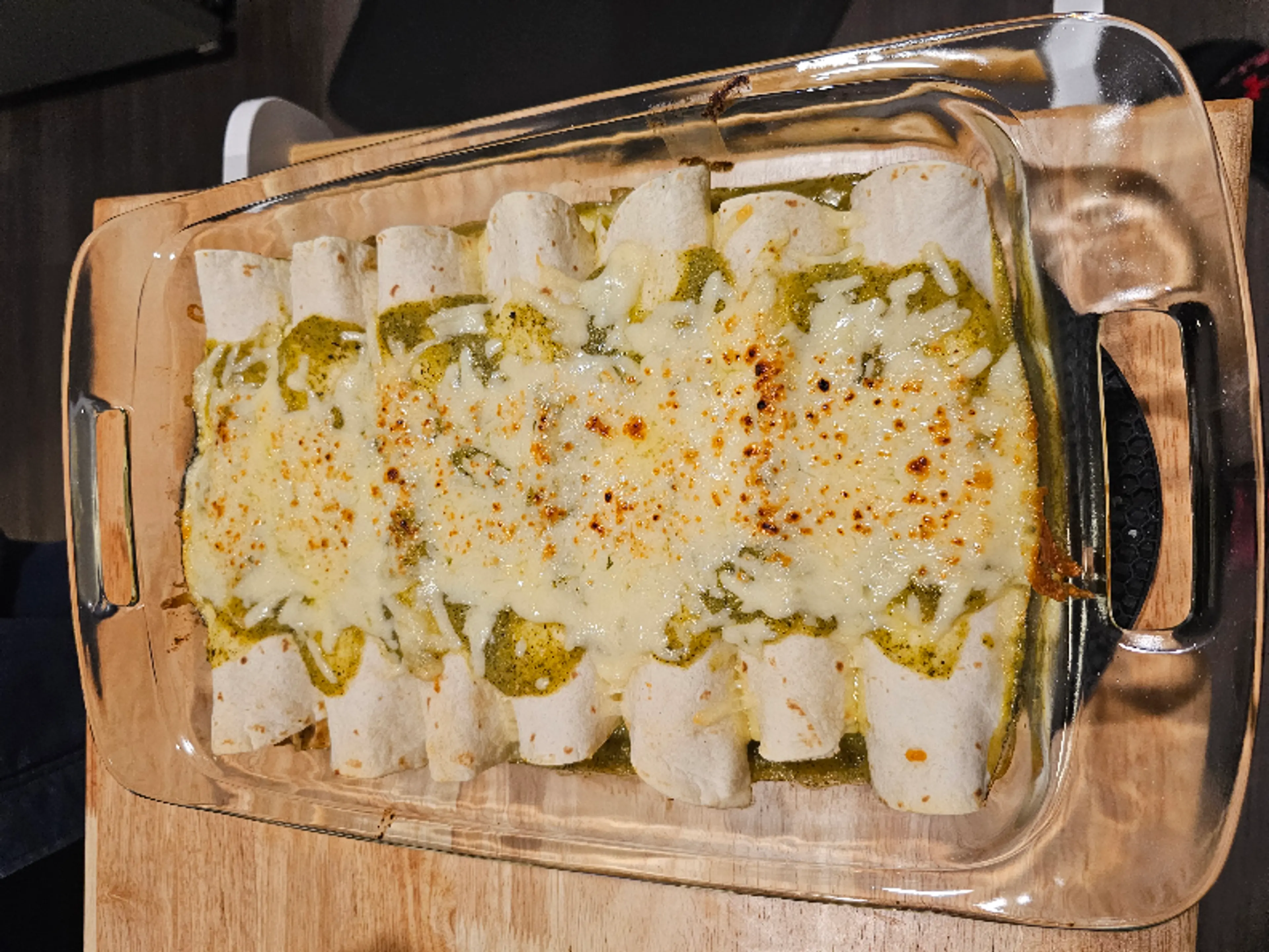 Green Chicken Enchiladas