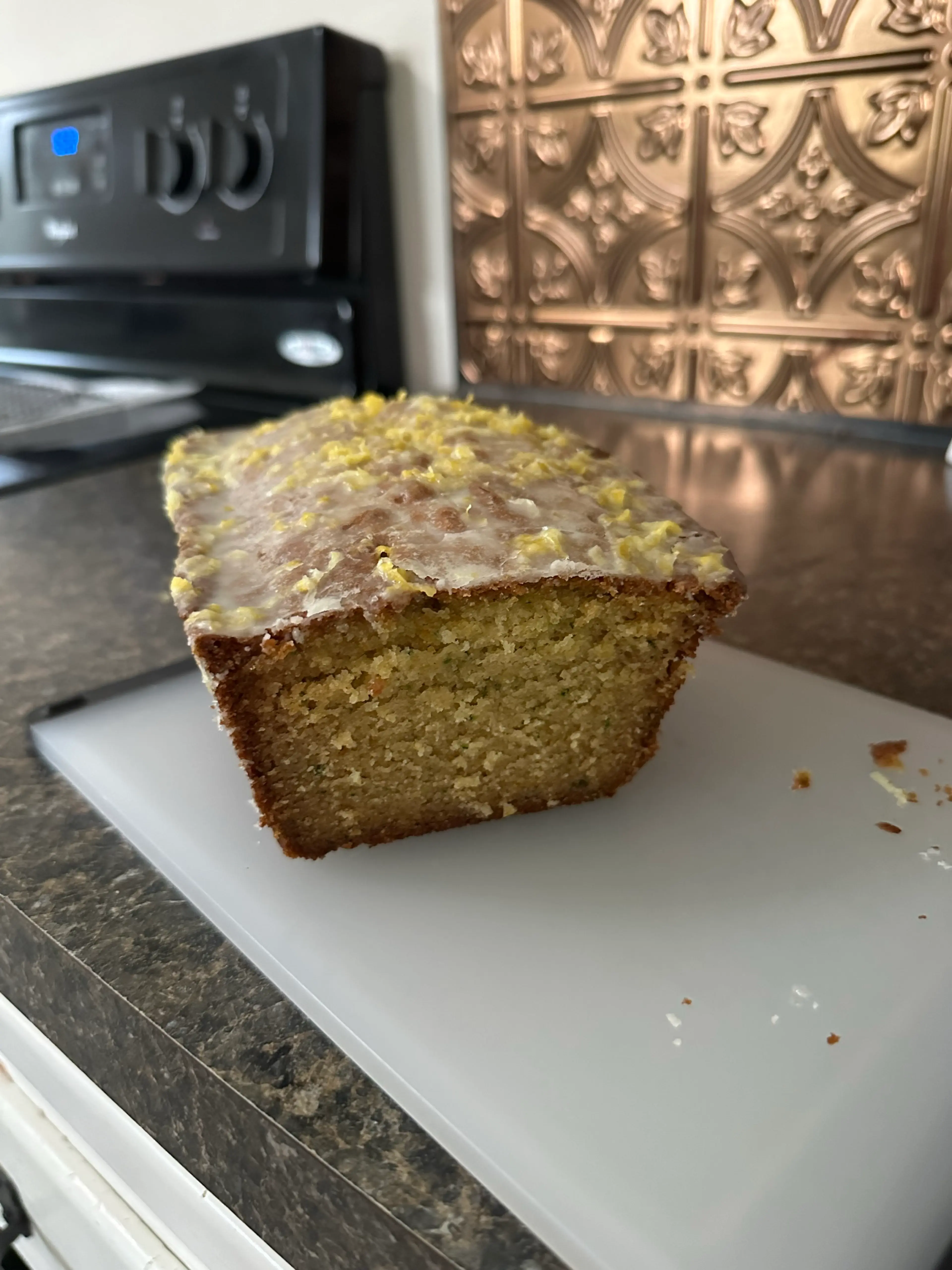 Lemon Zucchini Bread with Lemon Glaze