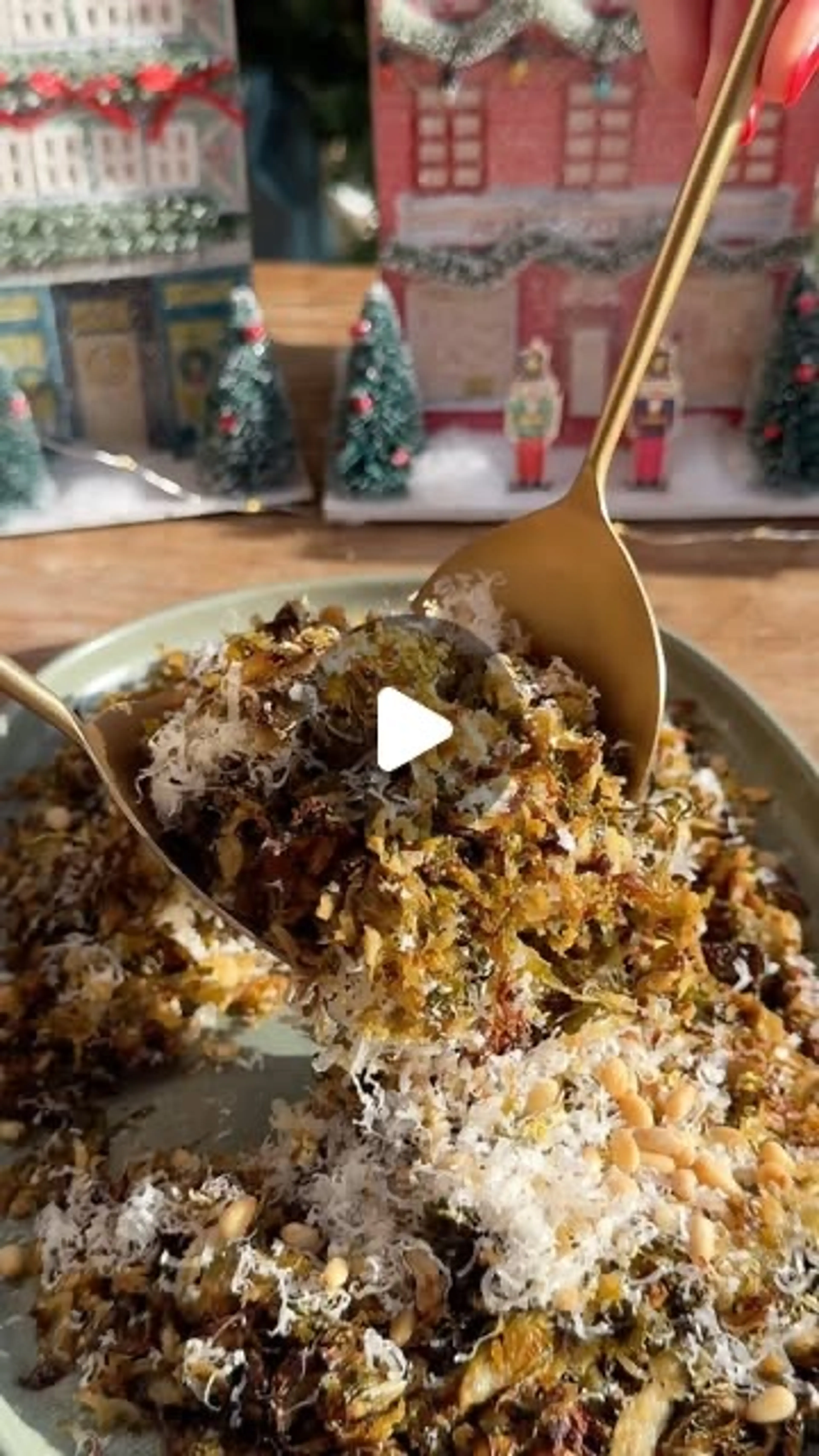 Roasted Shredded Brussels Sprouts with Parmesan and Lemon fo