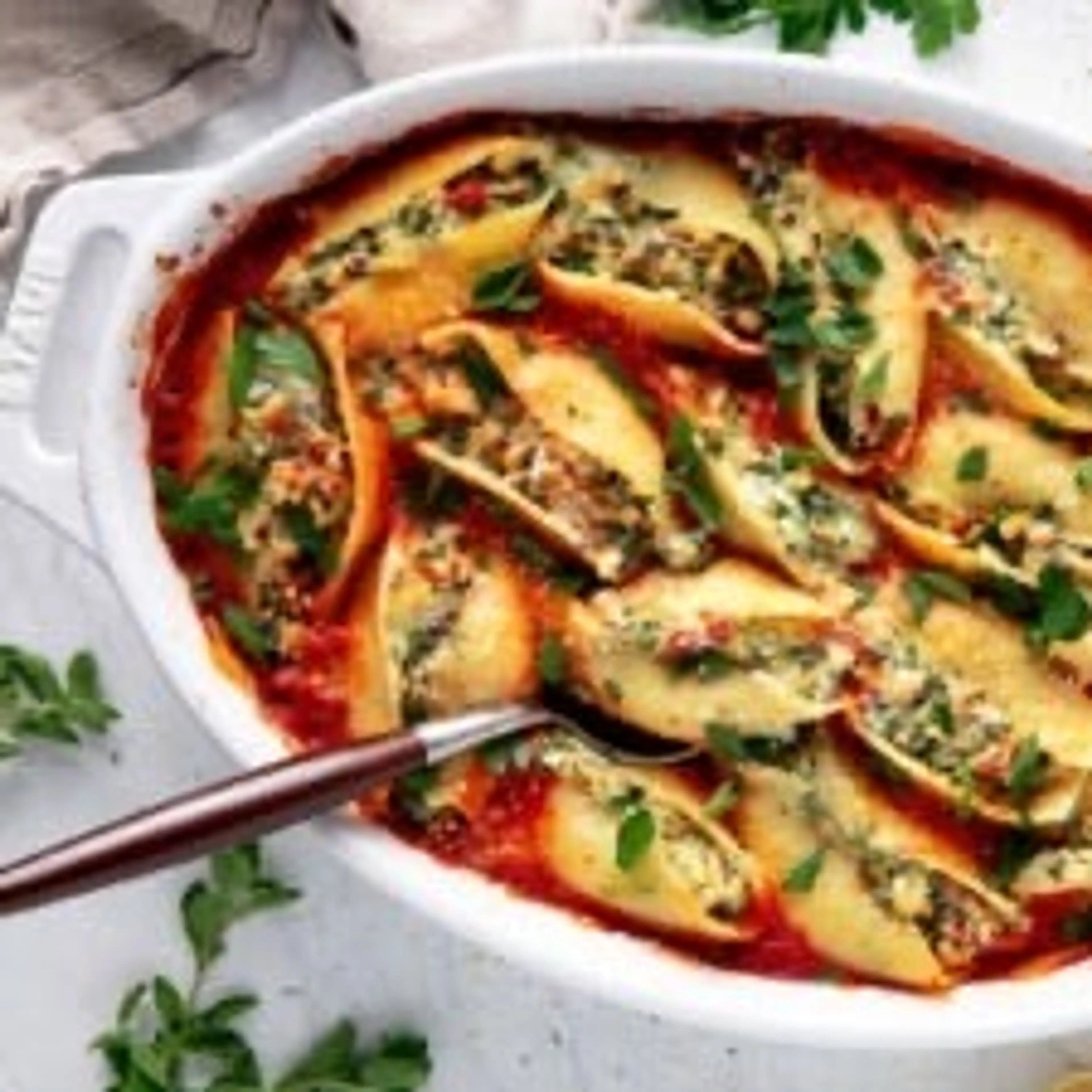 Ricotta Stuffed Pasta Shells