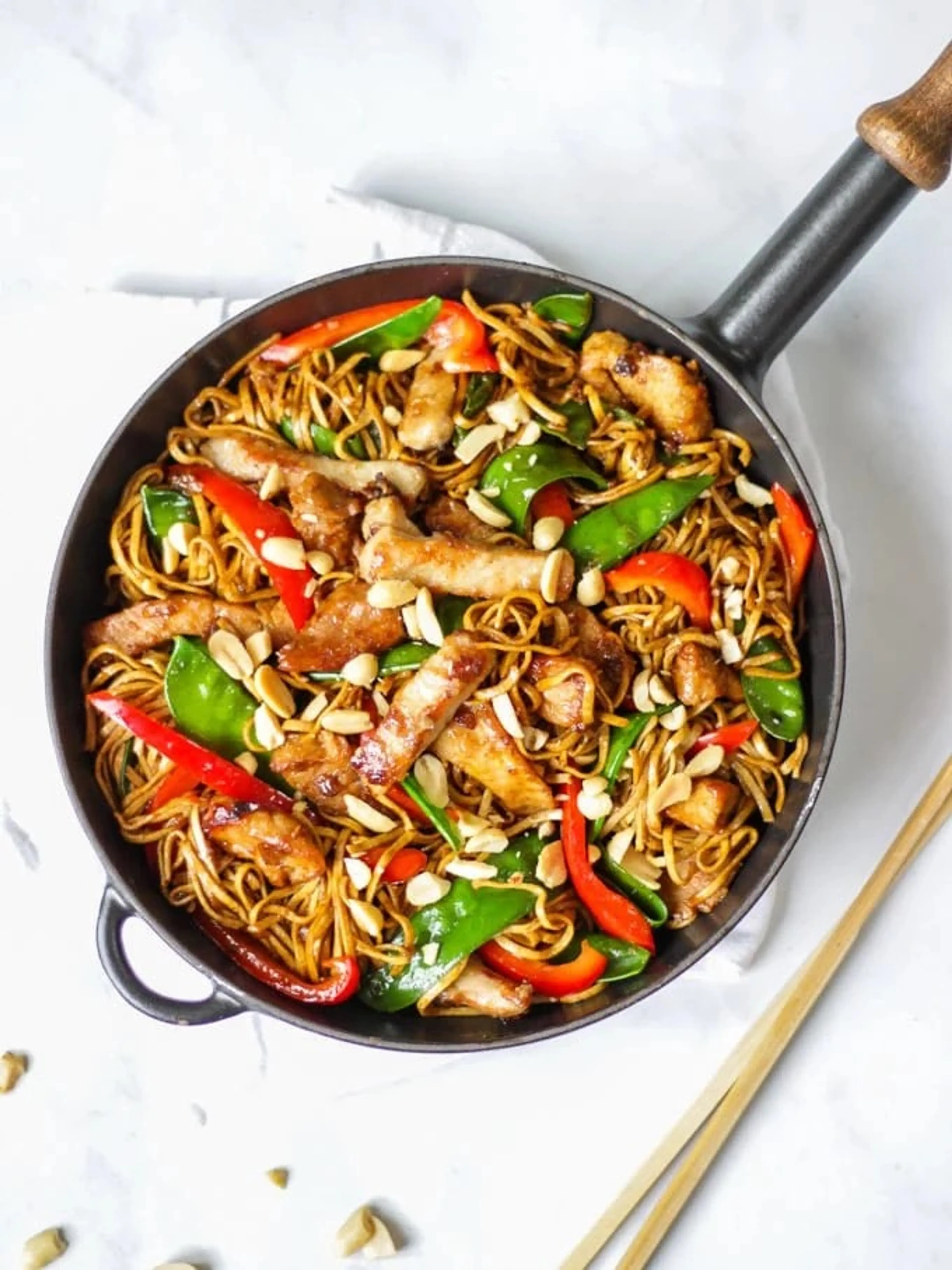 Pork & Vegetable Stir-fry With Noodles