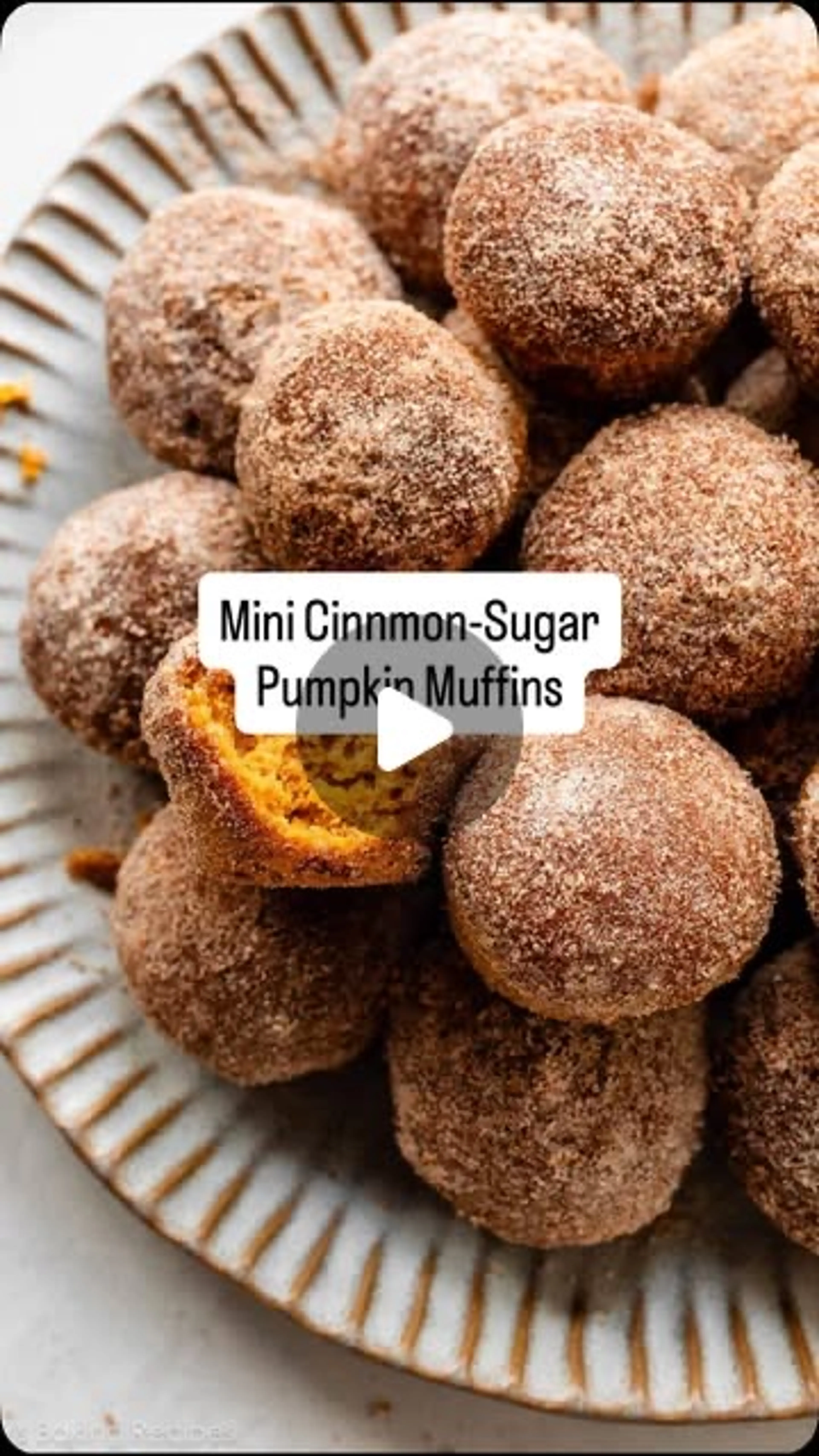 Mini Pumpkin Donut Holes