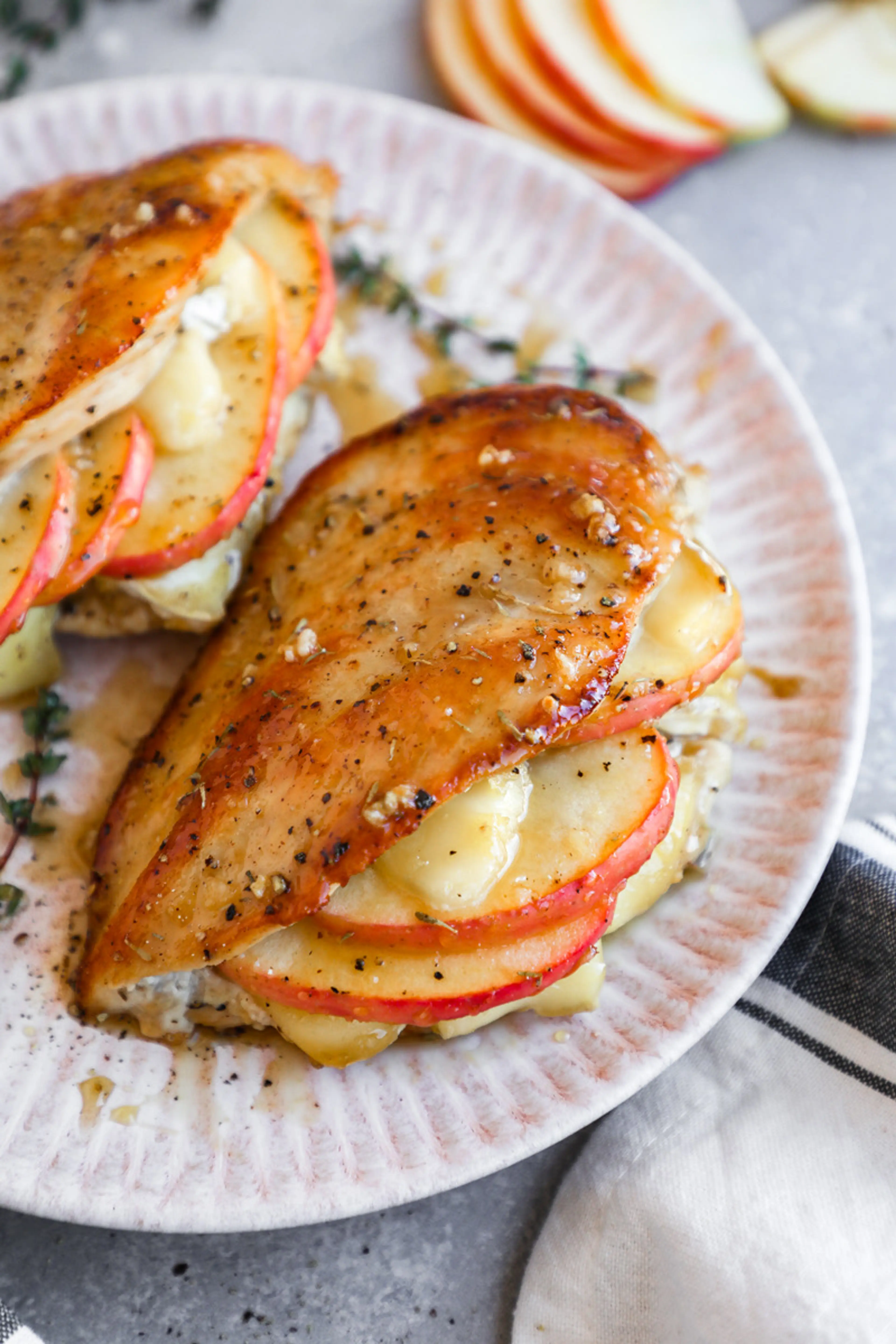 Apple and Brie Stuffed Chicken Breast