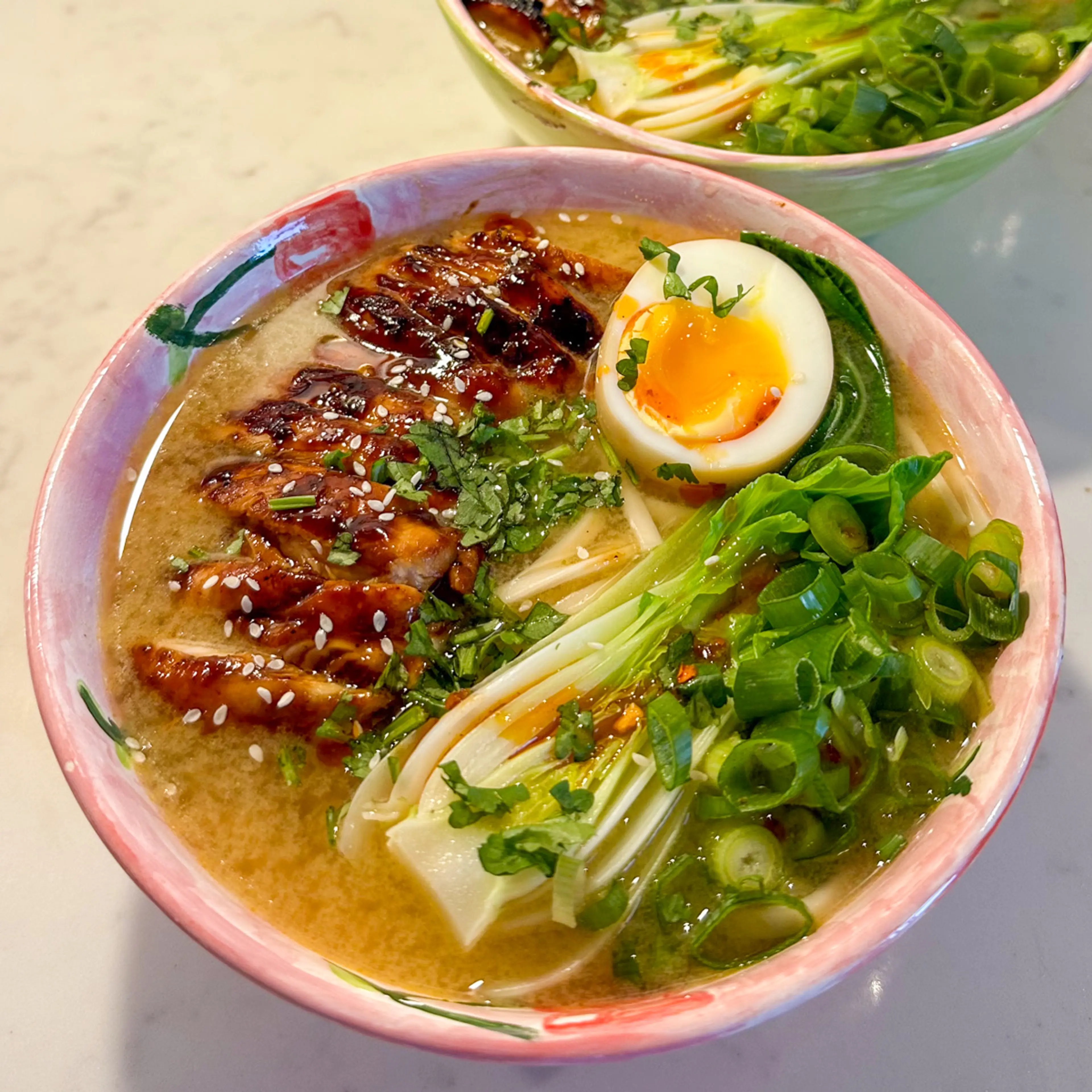 Teriyaki Chicken Ramen Noodle soup