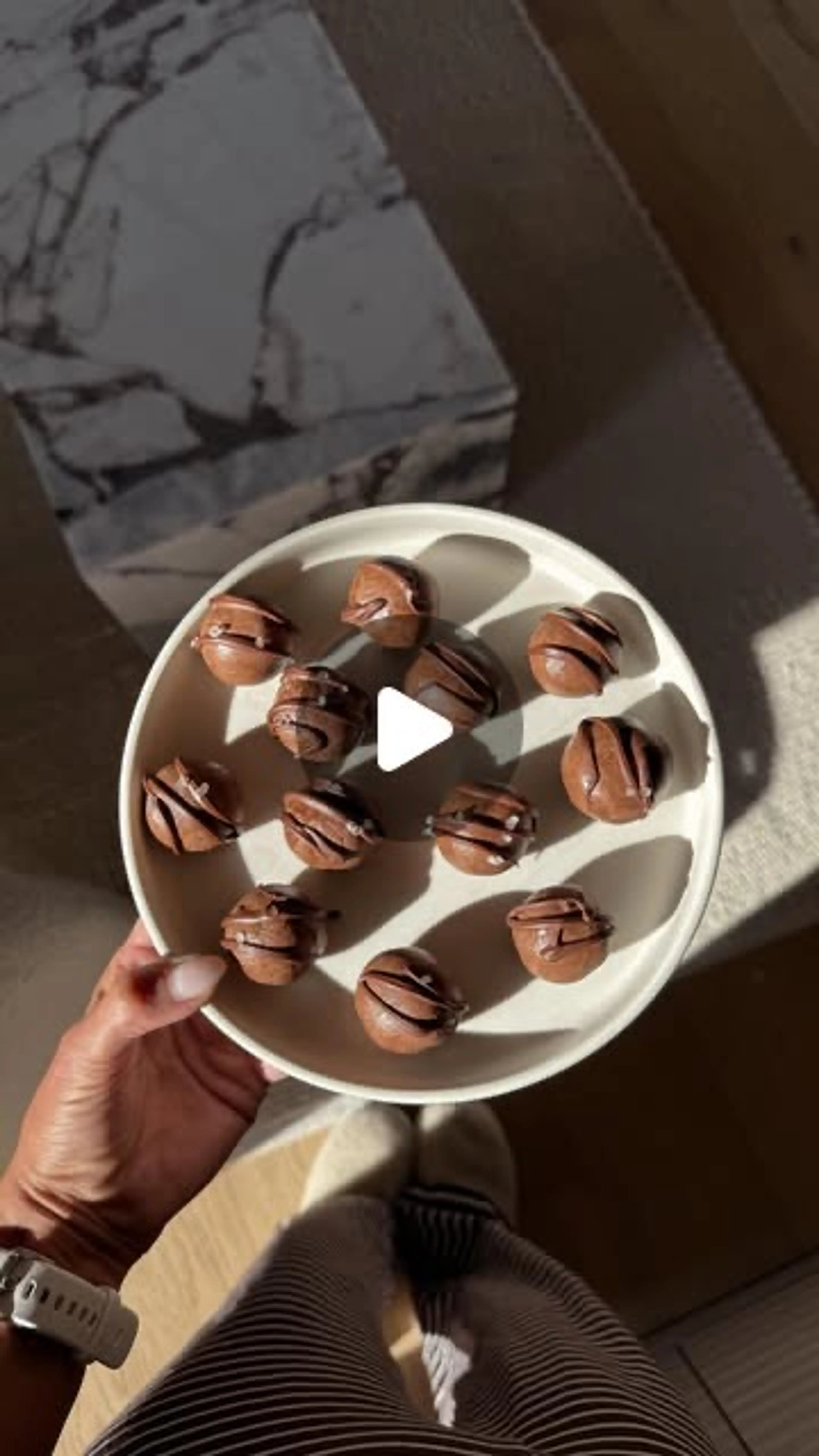 Brownie Batter Protein Bites