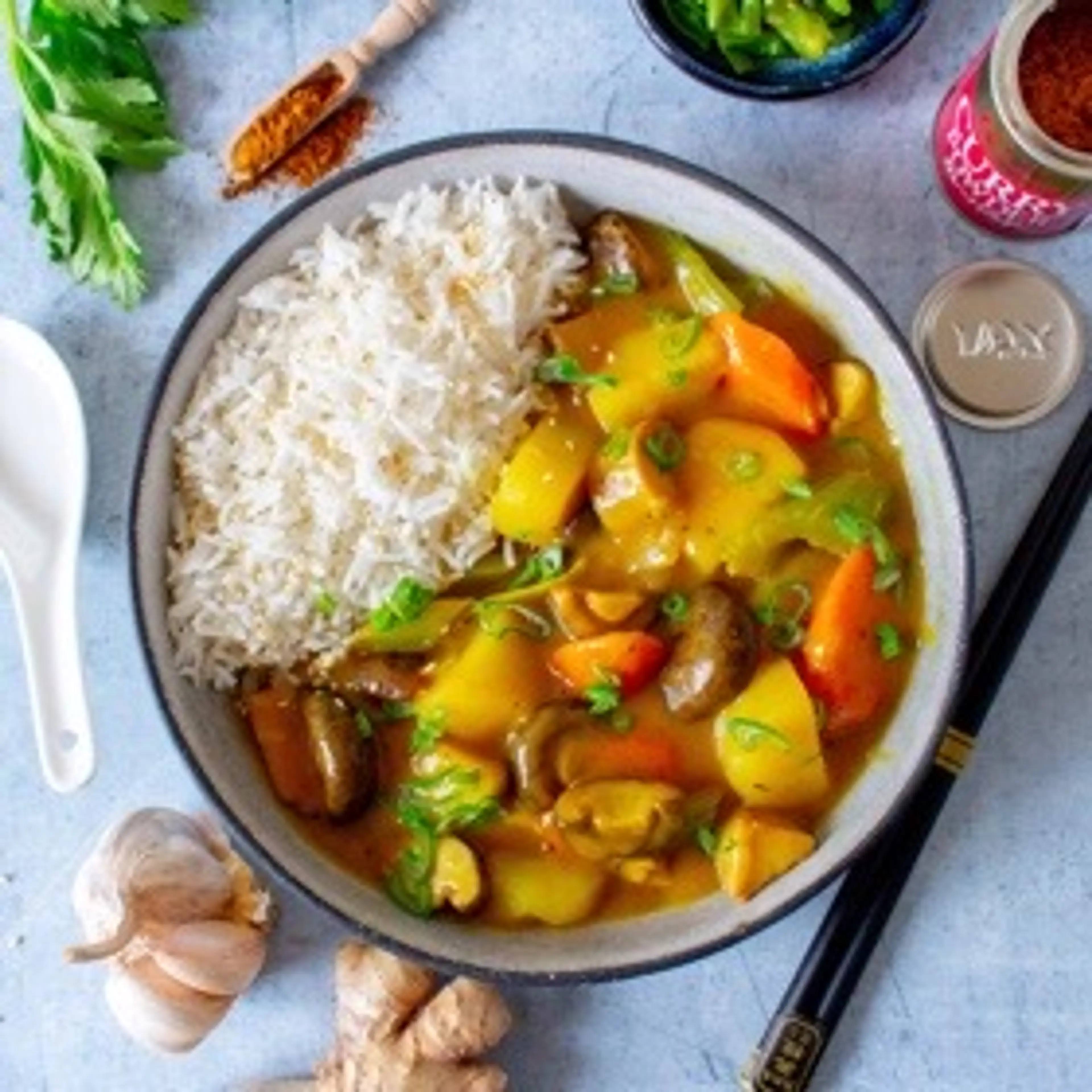 Curry Japonais Aux Pommes De Terre Et Champignons