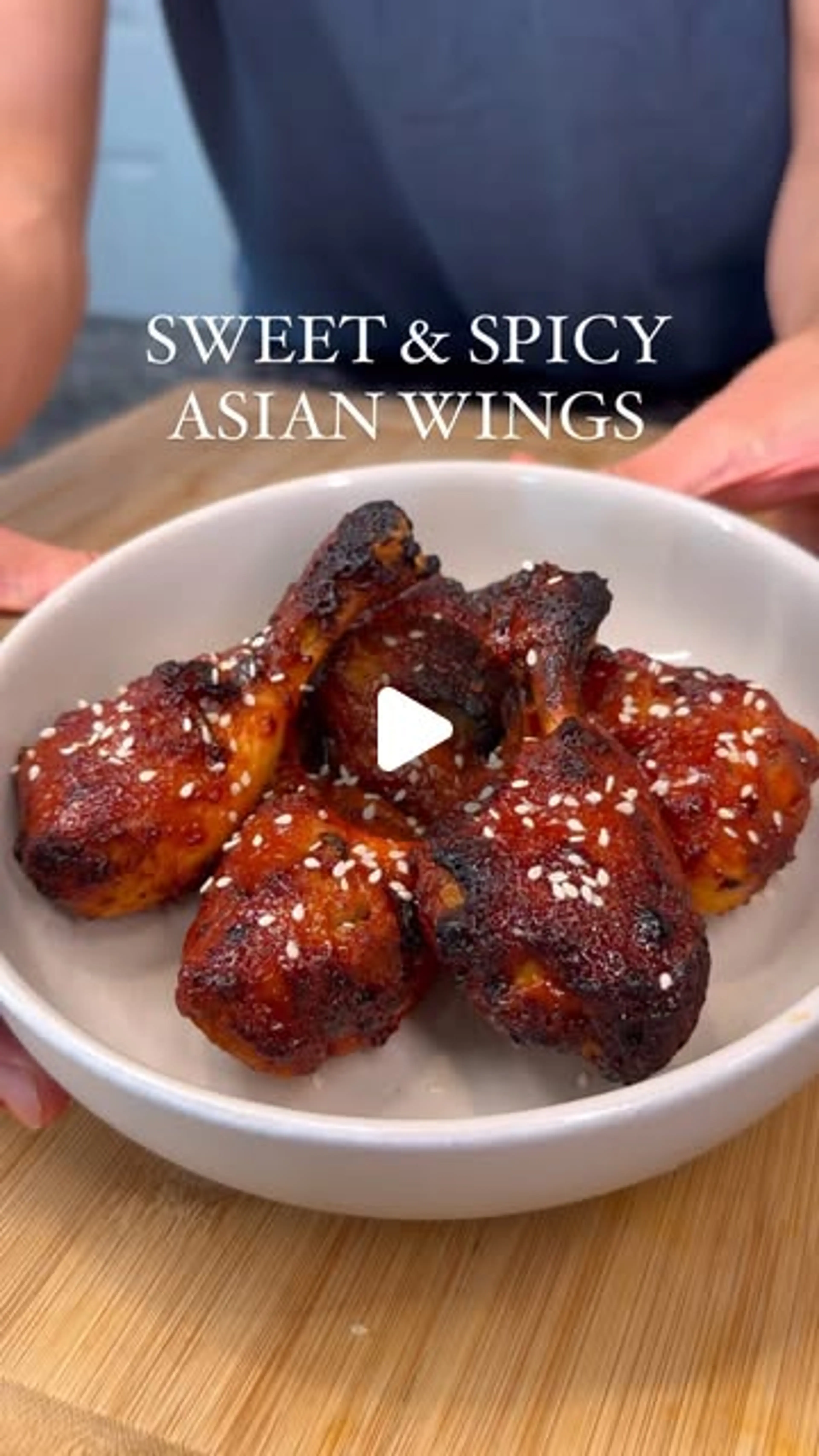 Macro-friendly Sweet & Spicy Asian Wings