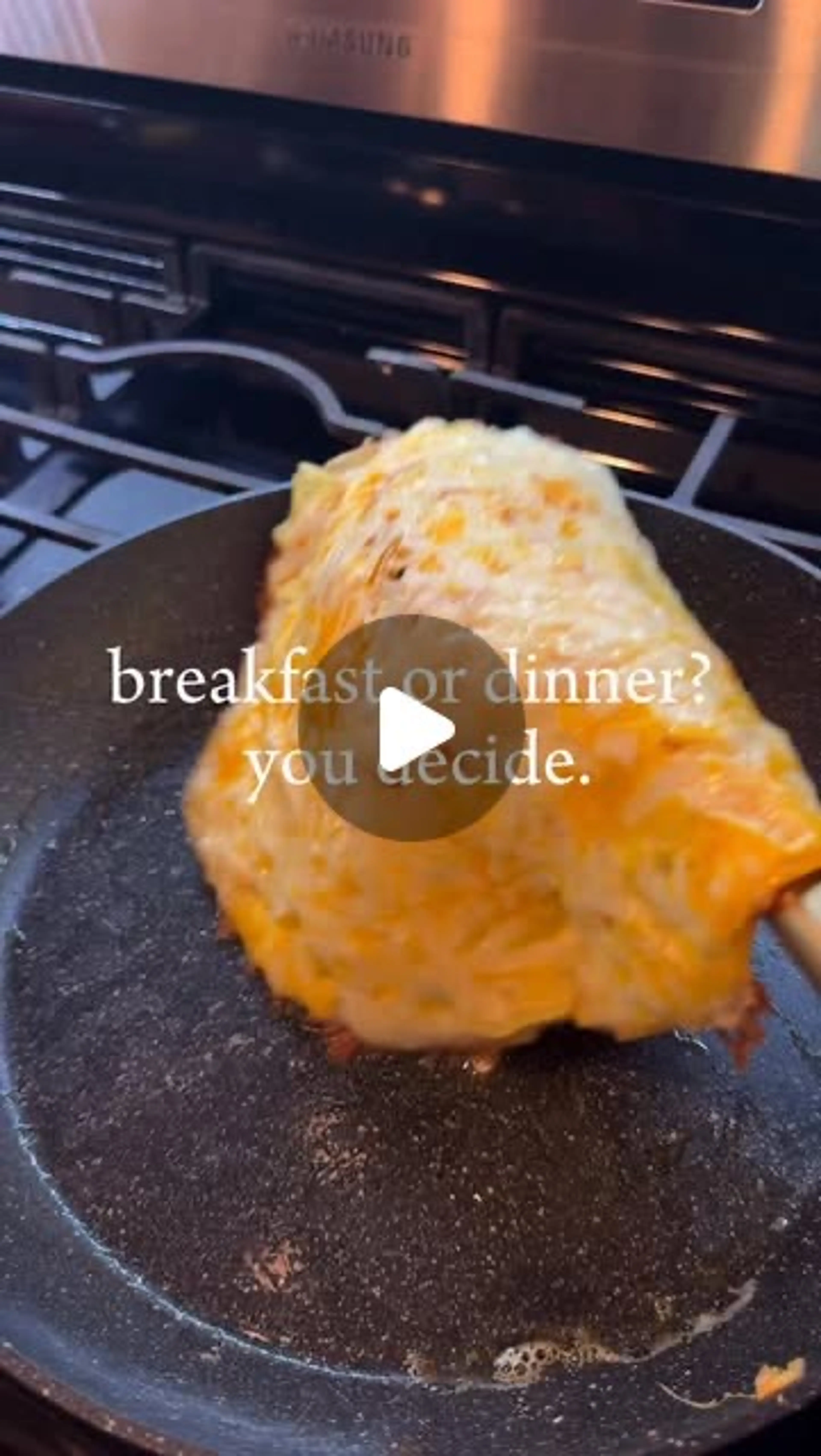 Cheesy Potato & Eggs