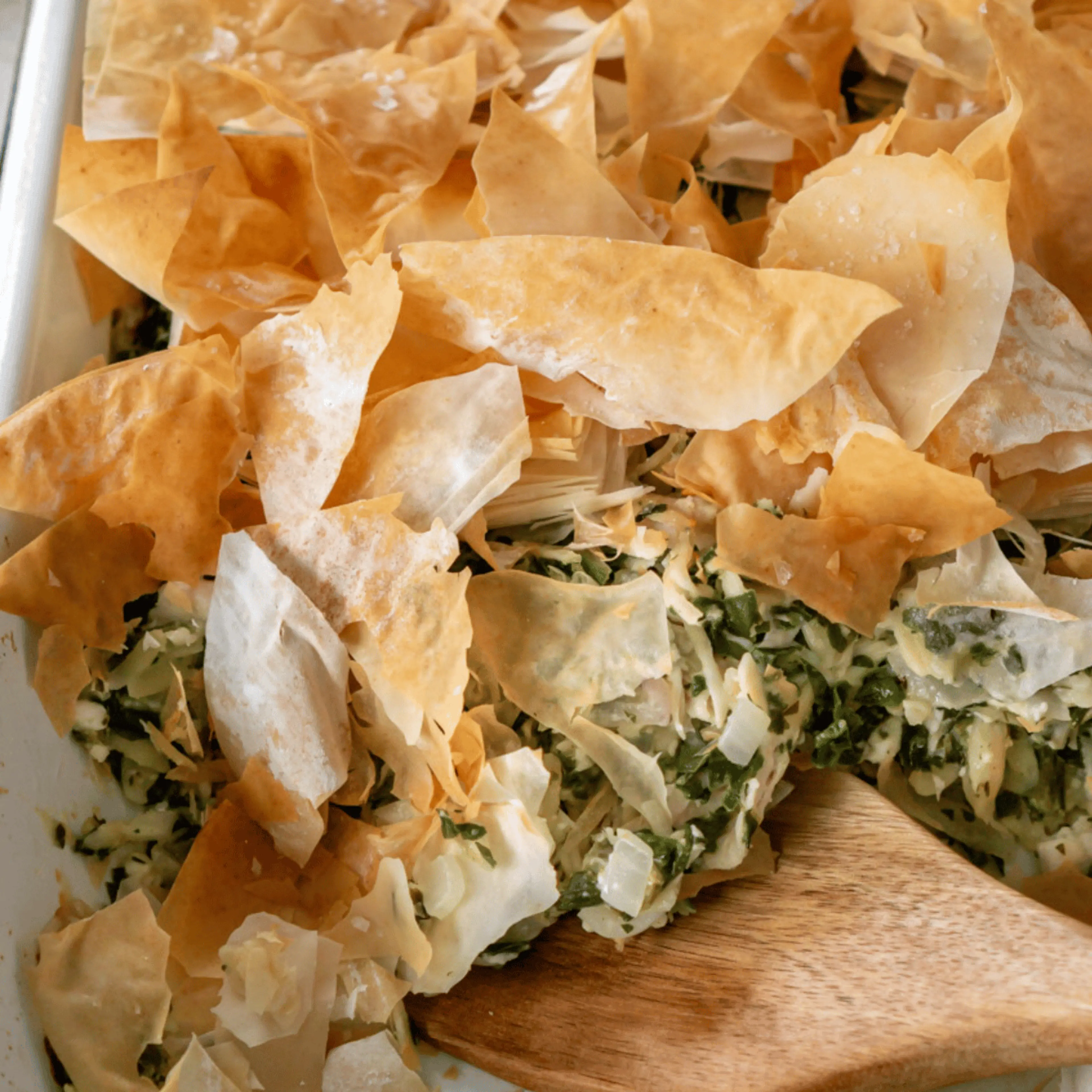 Spanakopita Chicken Bake