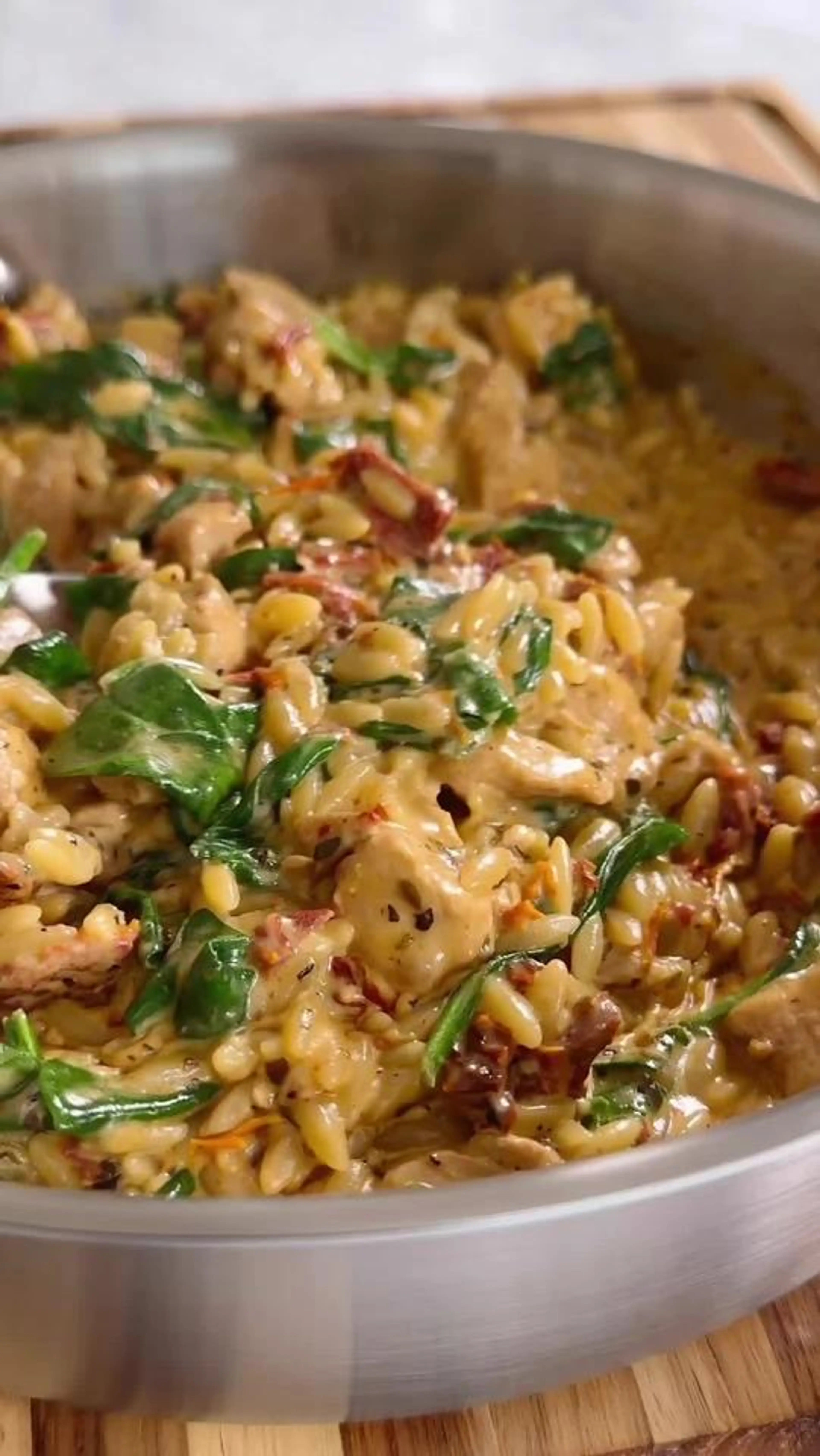 One Pan Marry Me Chicken Orzo
