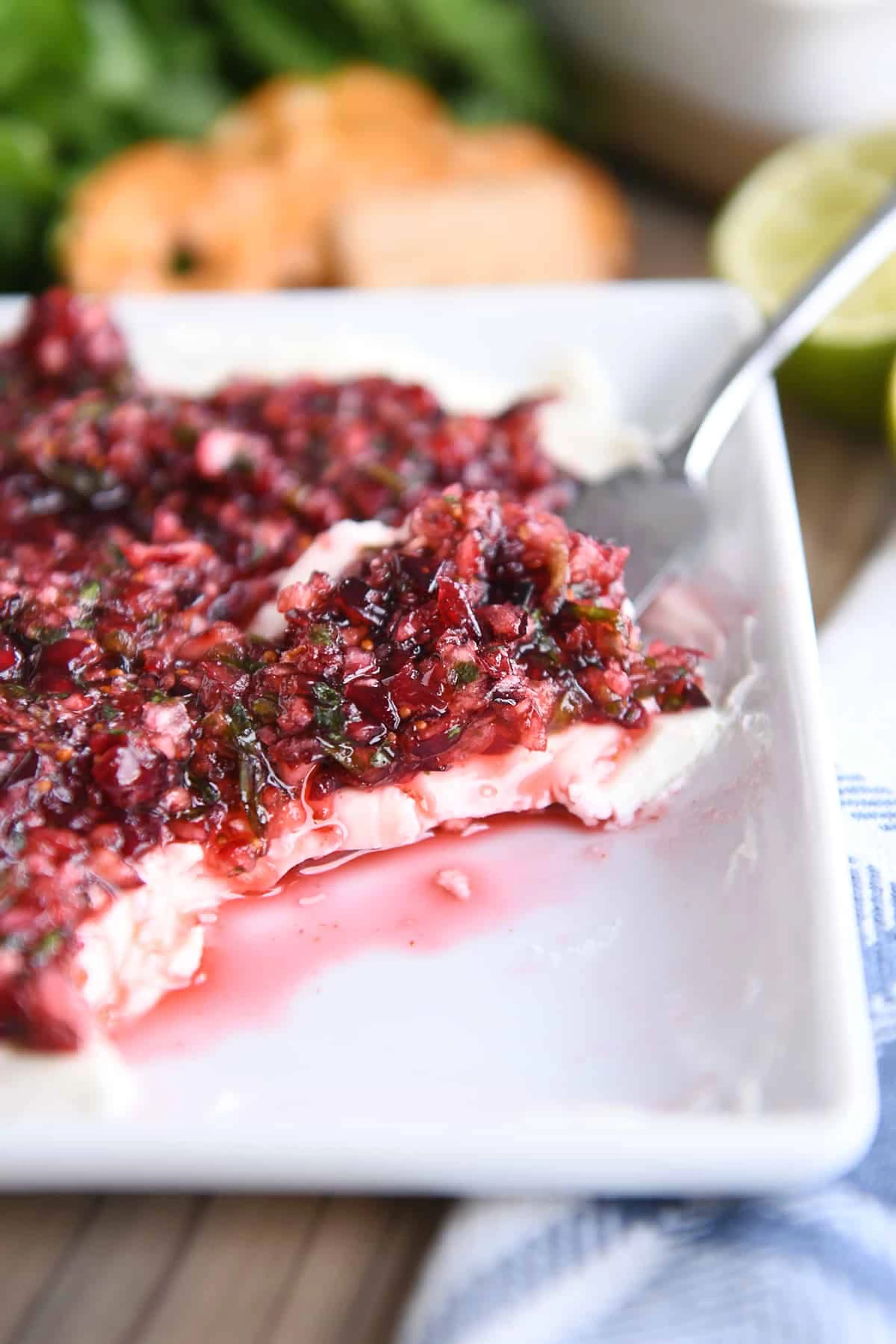 Cranberry-Jalapeño Cream Cheese Dip