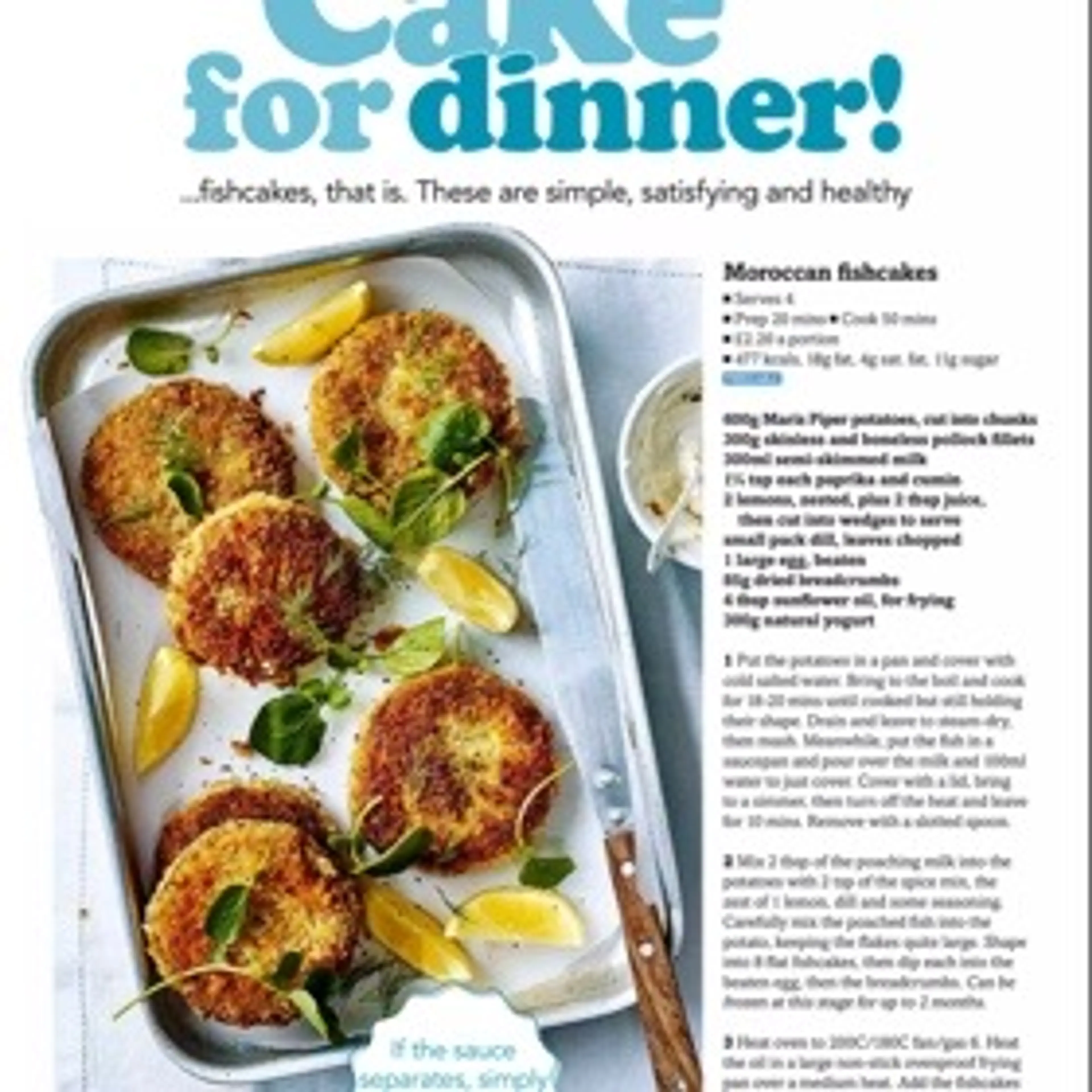 Moroccan fishcakes