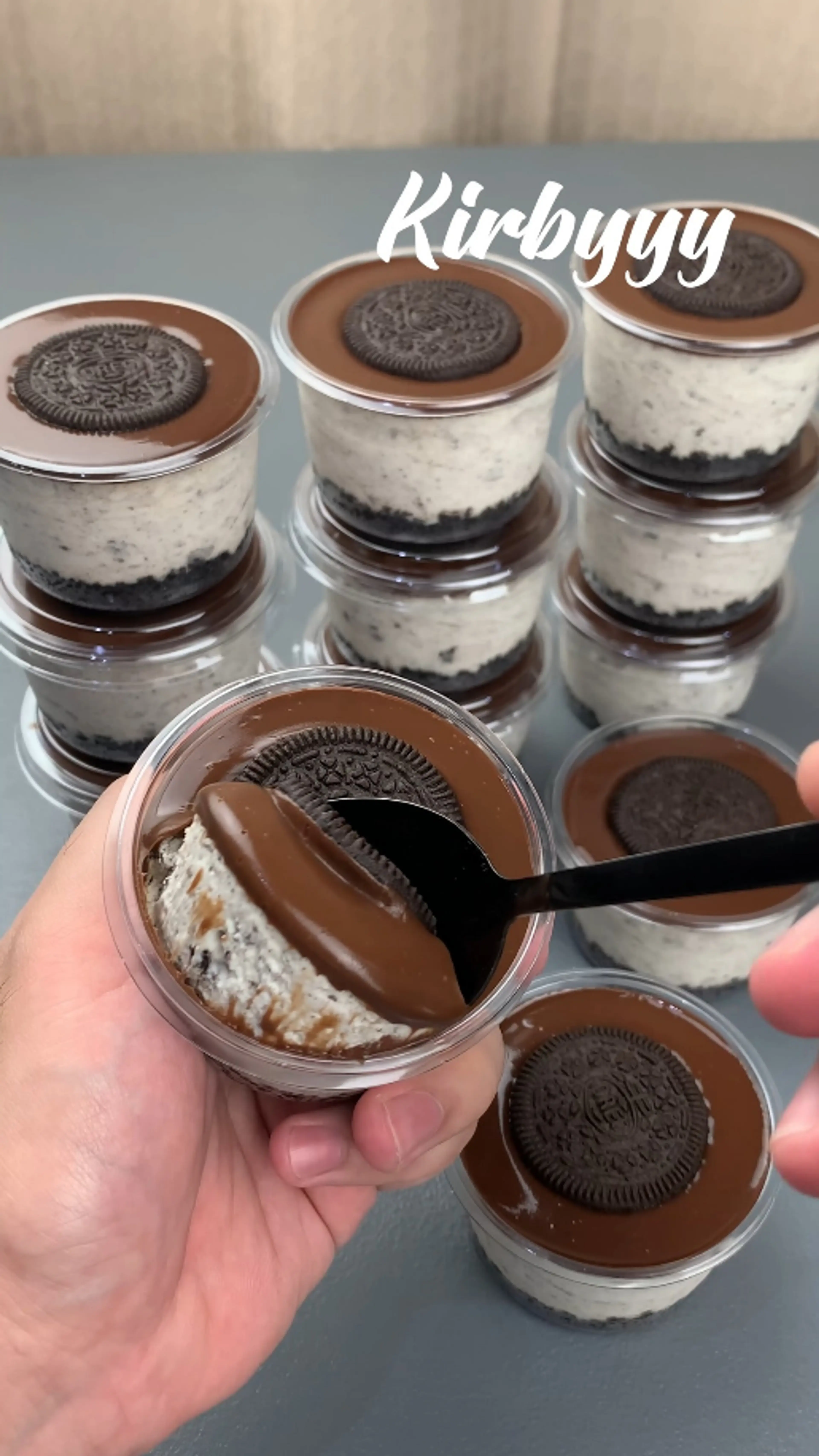 No Bake Oreo Cheesecake Cups