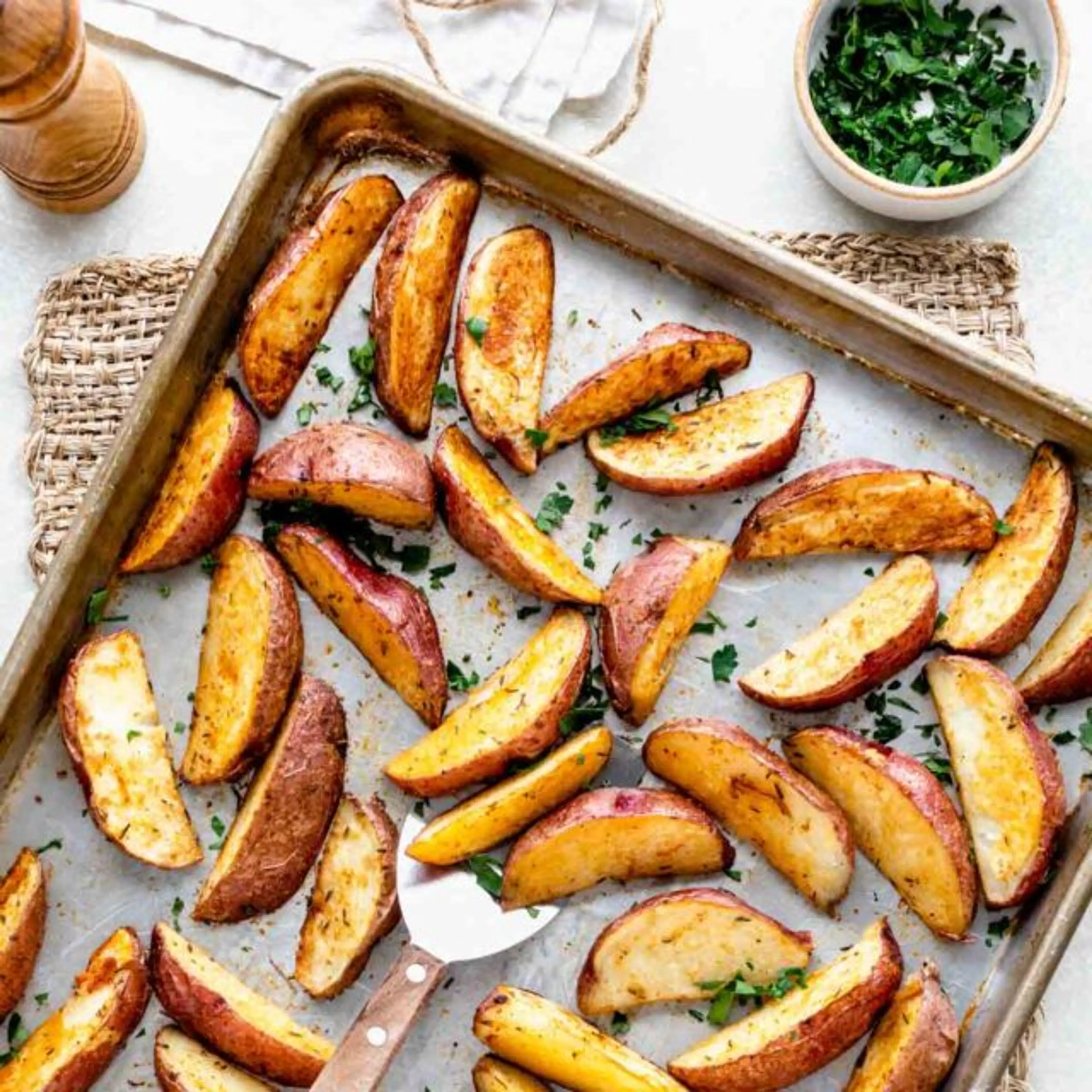 Oven Roasted Red Potato Wedges