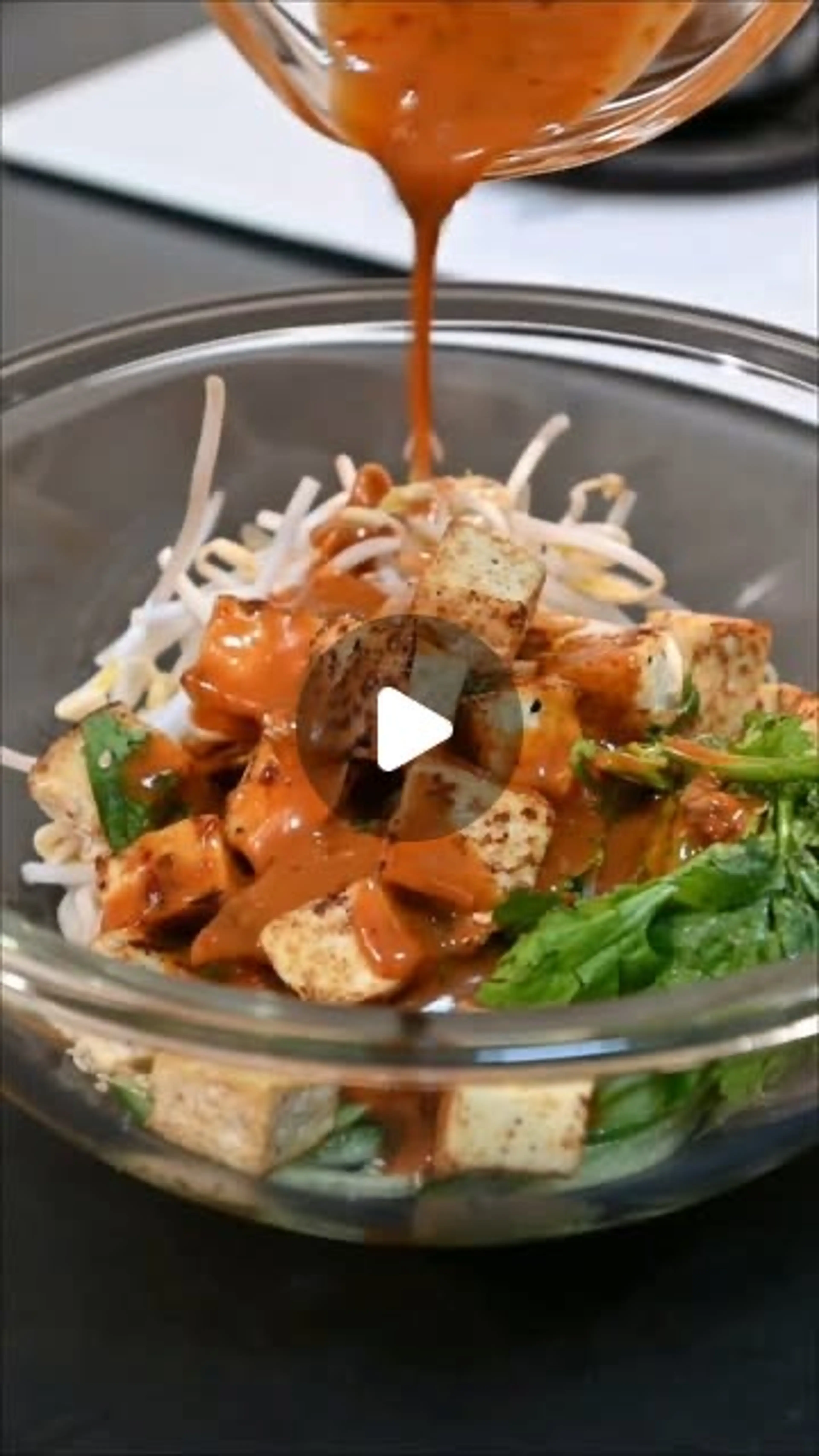 Cold Tofu Noodle Bowl