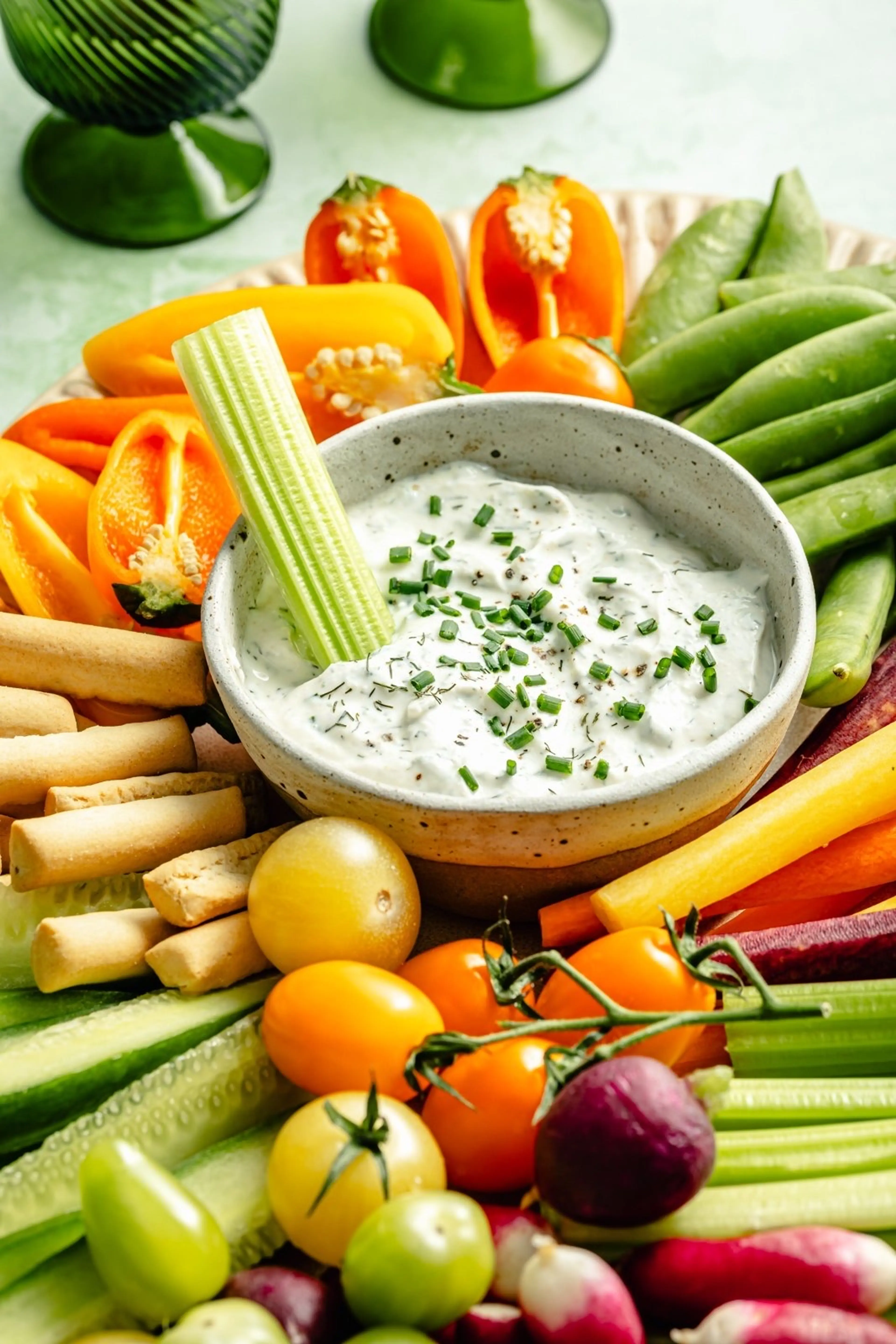 Healthy Ranch Dressing (made with greek yogurt)
