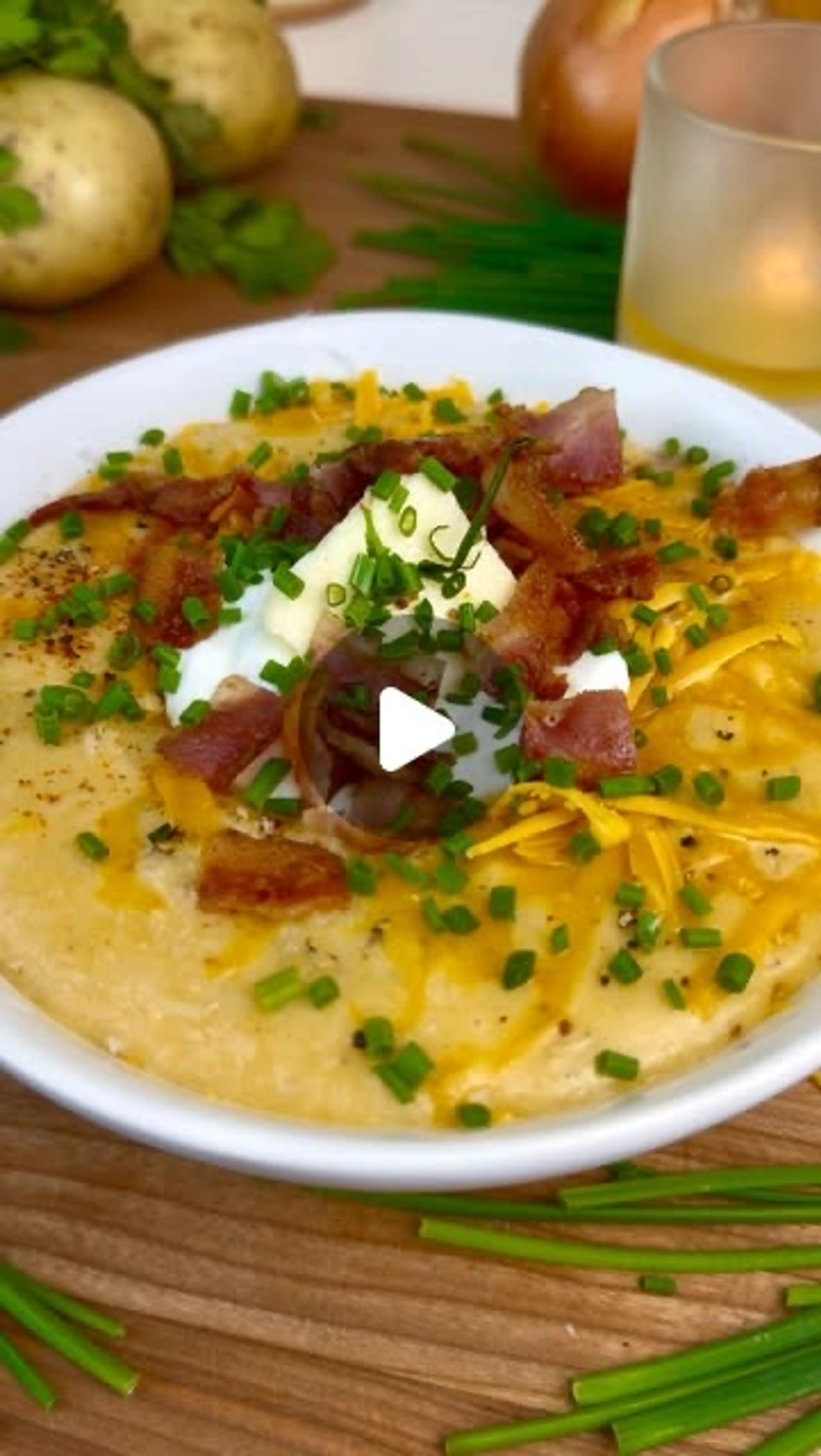 One-pot Loaded Baked Potato Soup