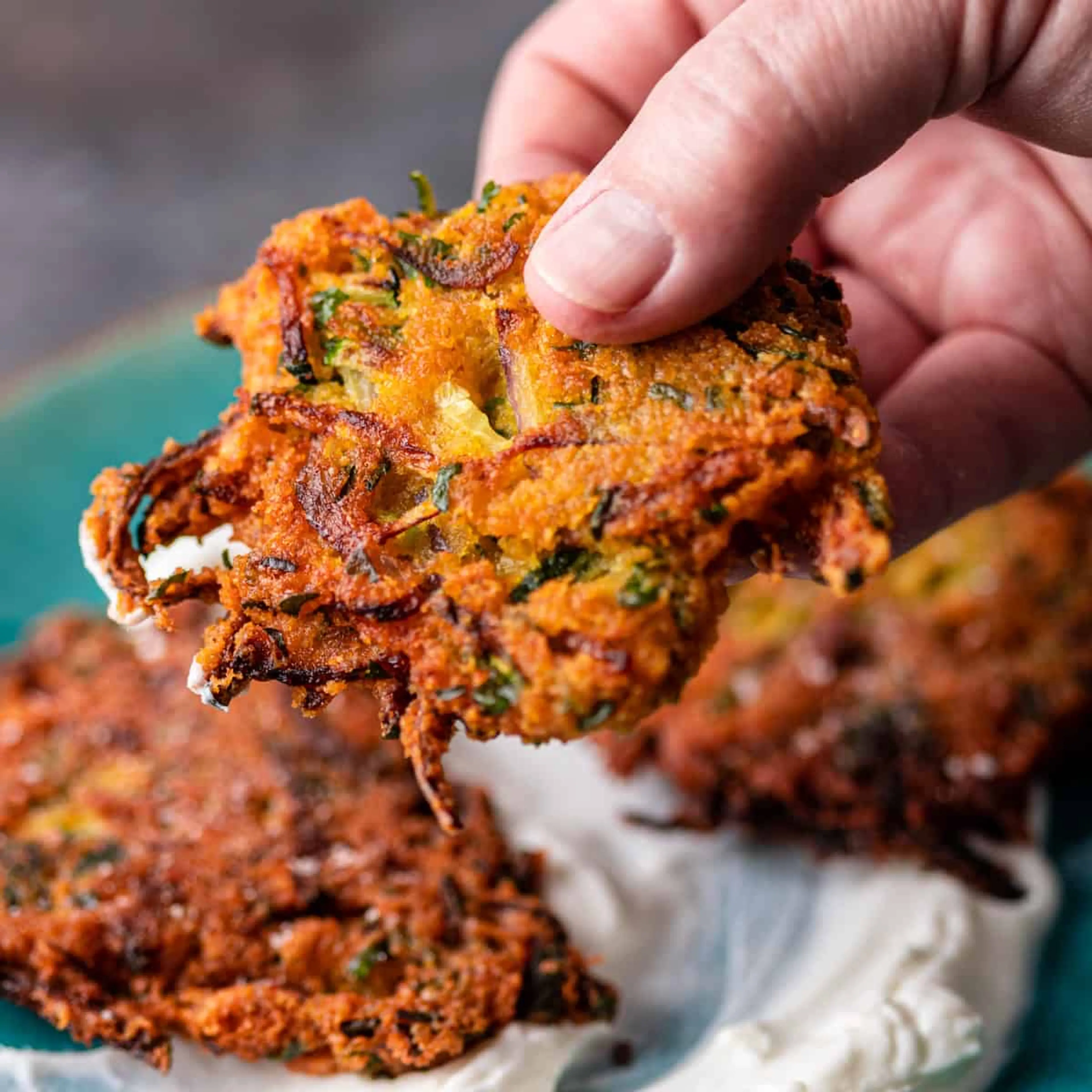 Zucchini Lentil Fritters