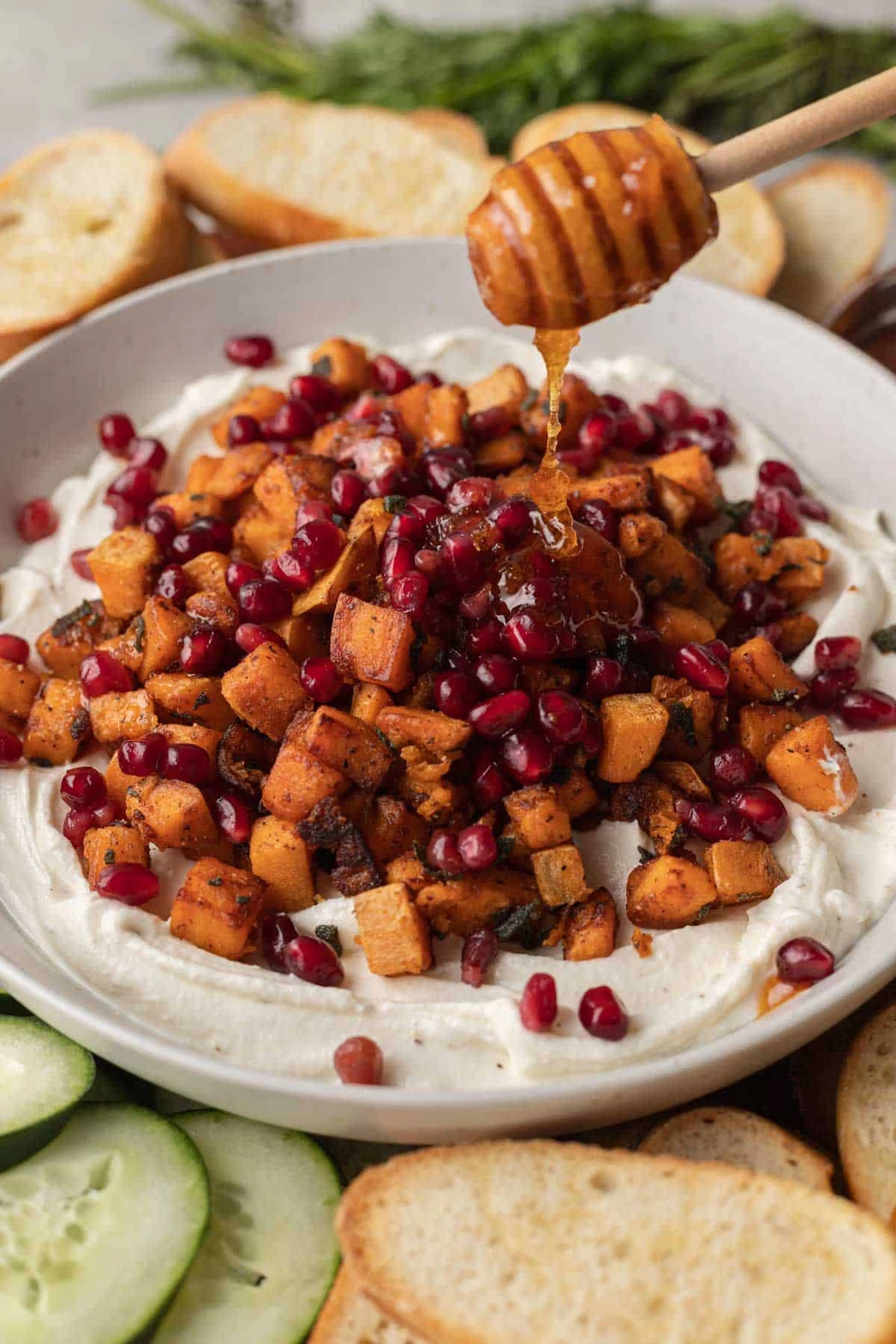 Hot Honey Whipped Ricotta Recipe