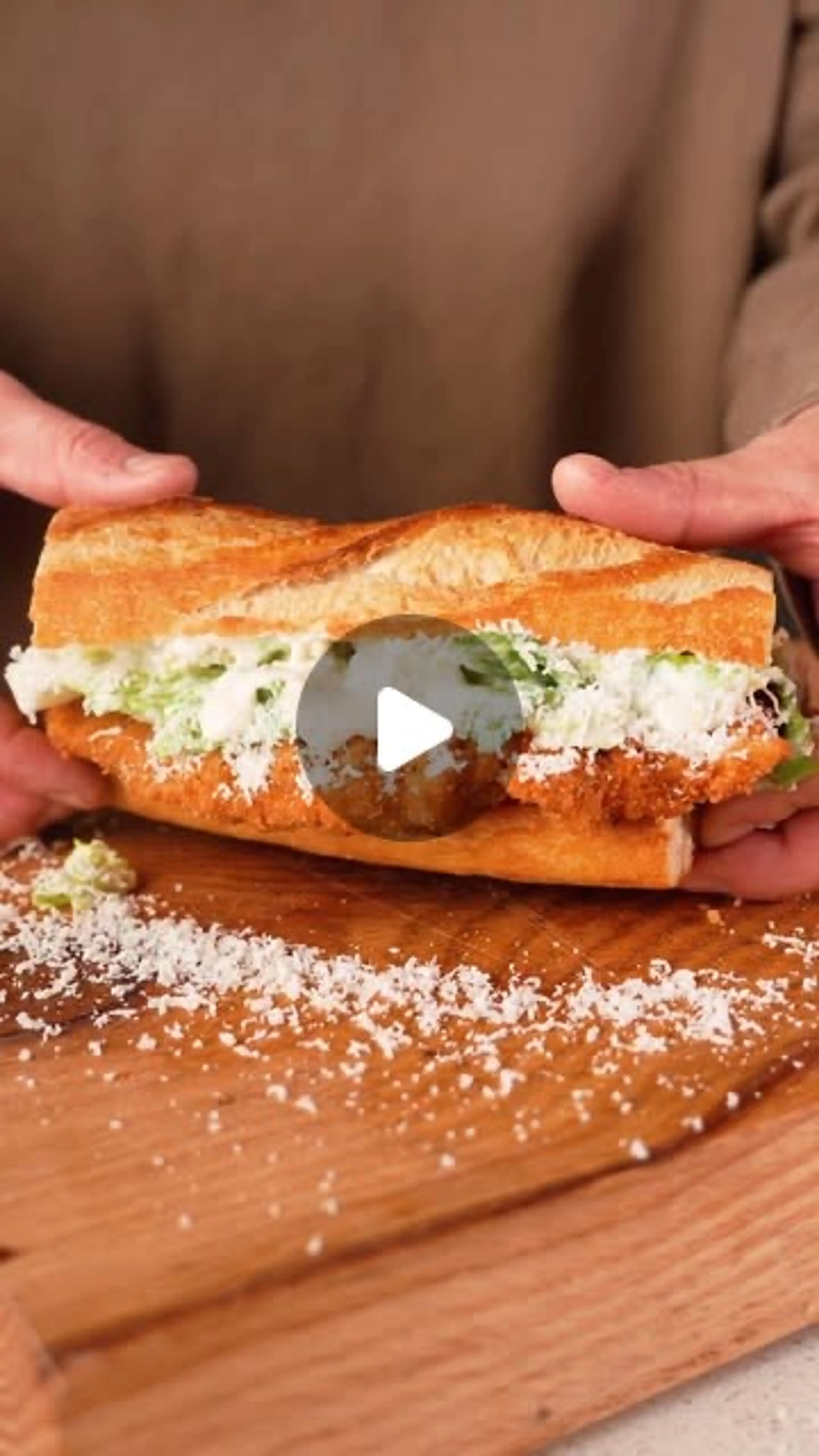 Crispy Chicken Caesar Sandwich