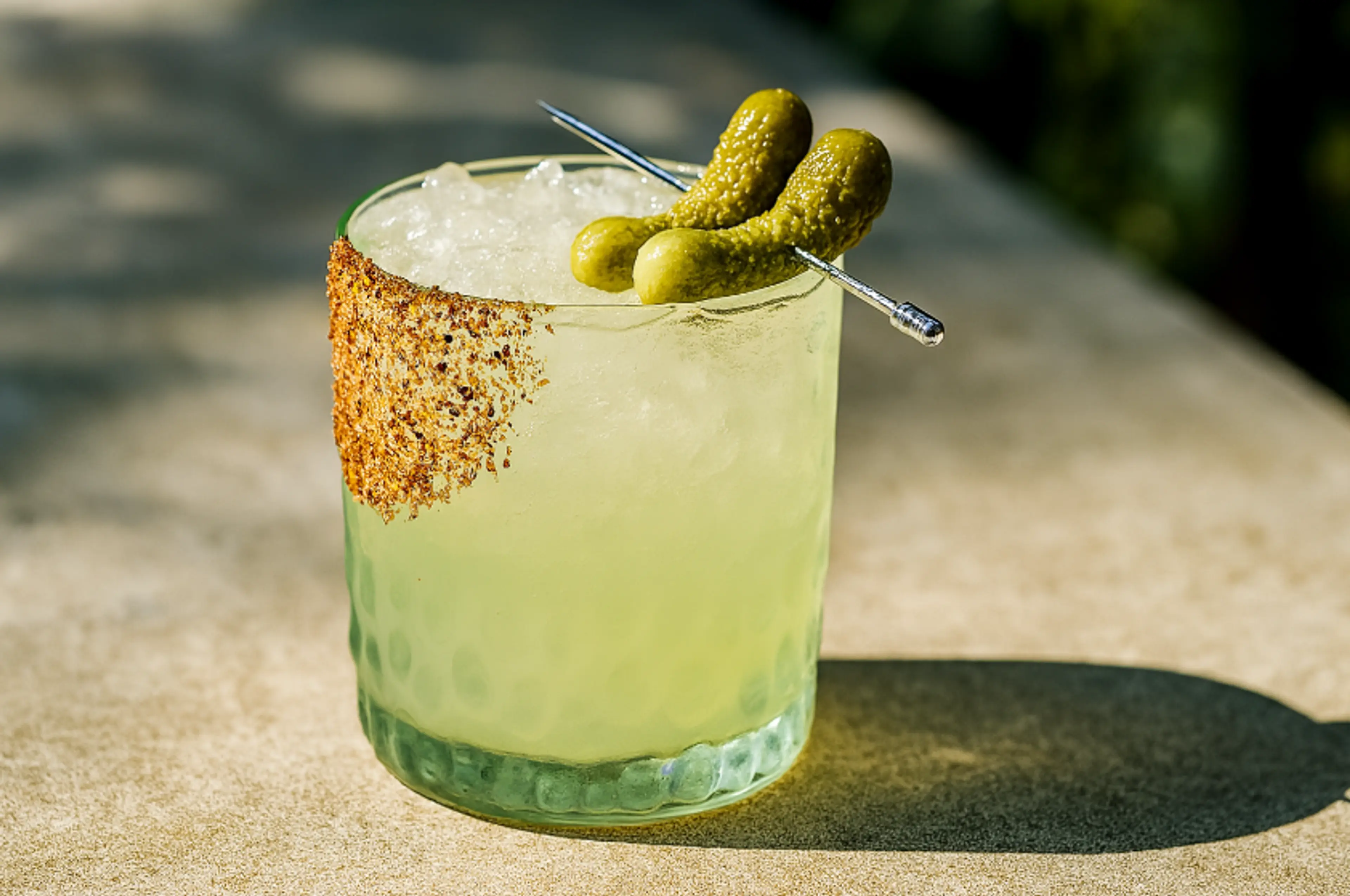 Spicy Pickle Margarita