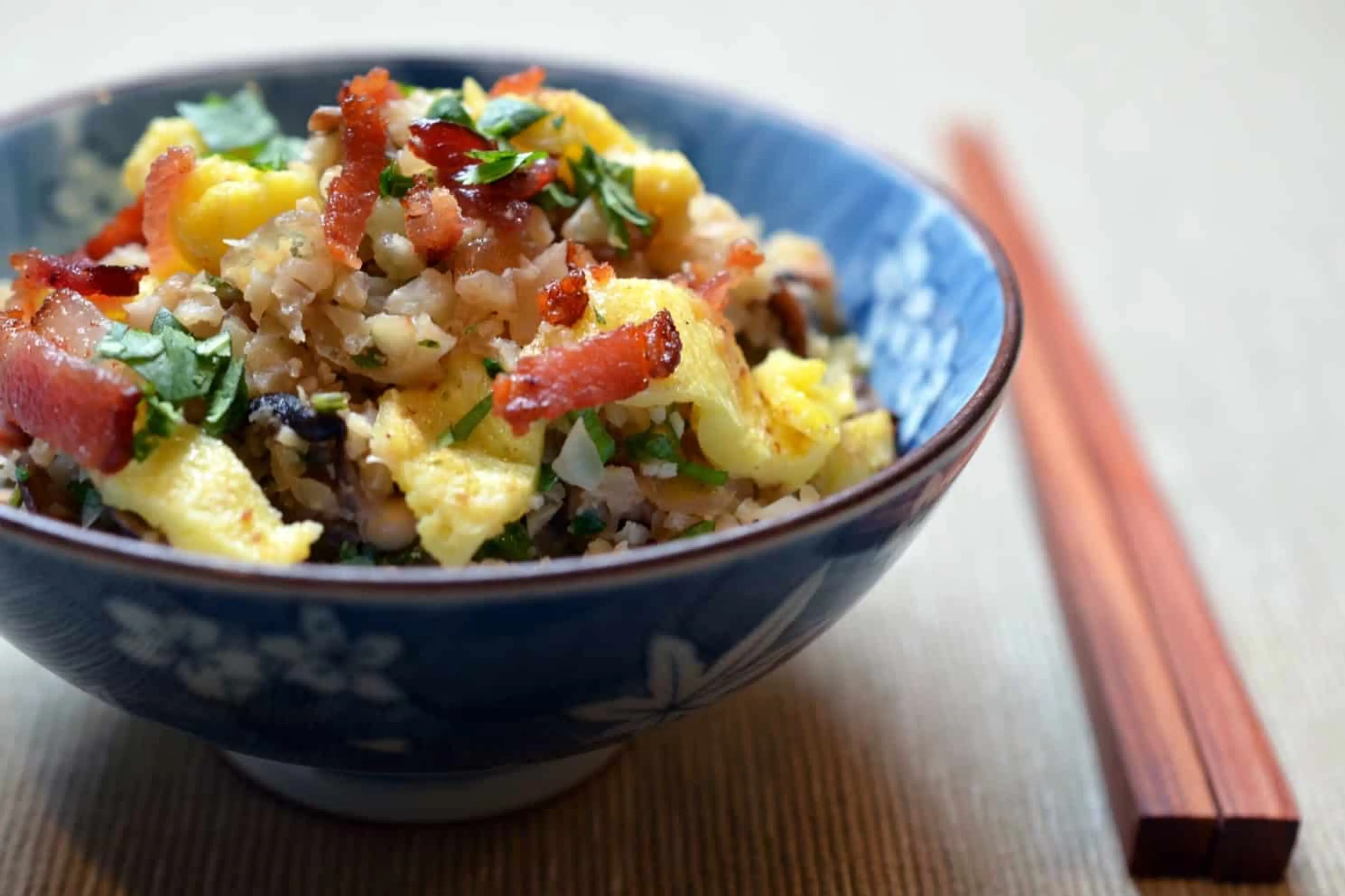 Asian Cauliflower Fried "Rice"