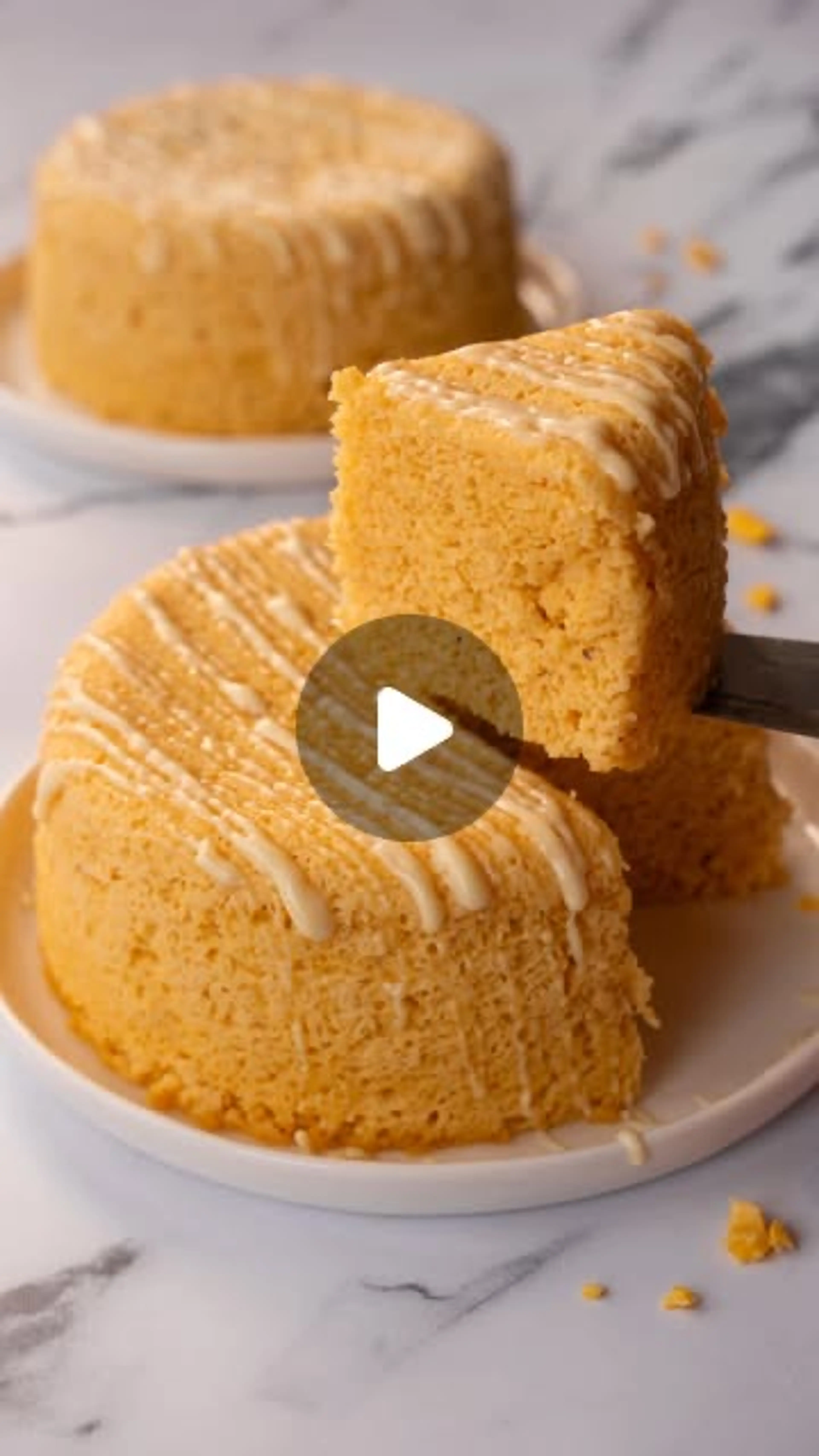 Bizcochito De Mango Sin Harinas En 3 Minutos