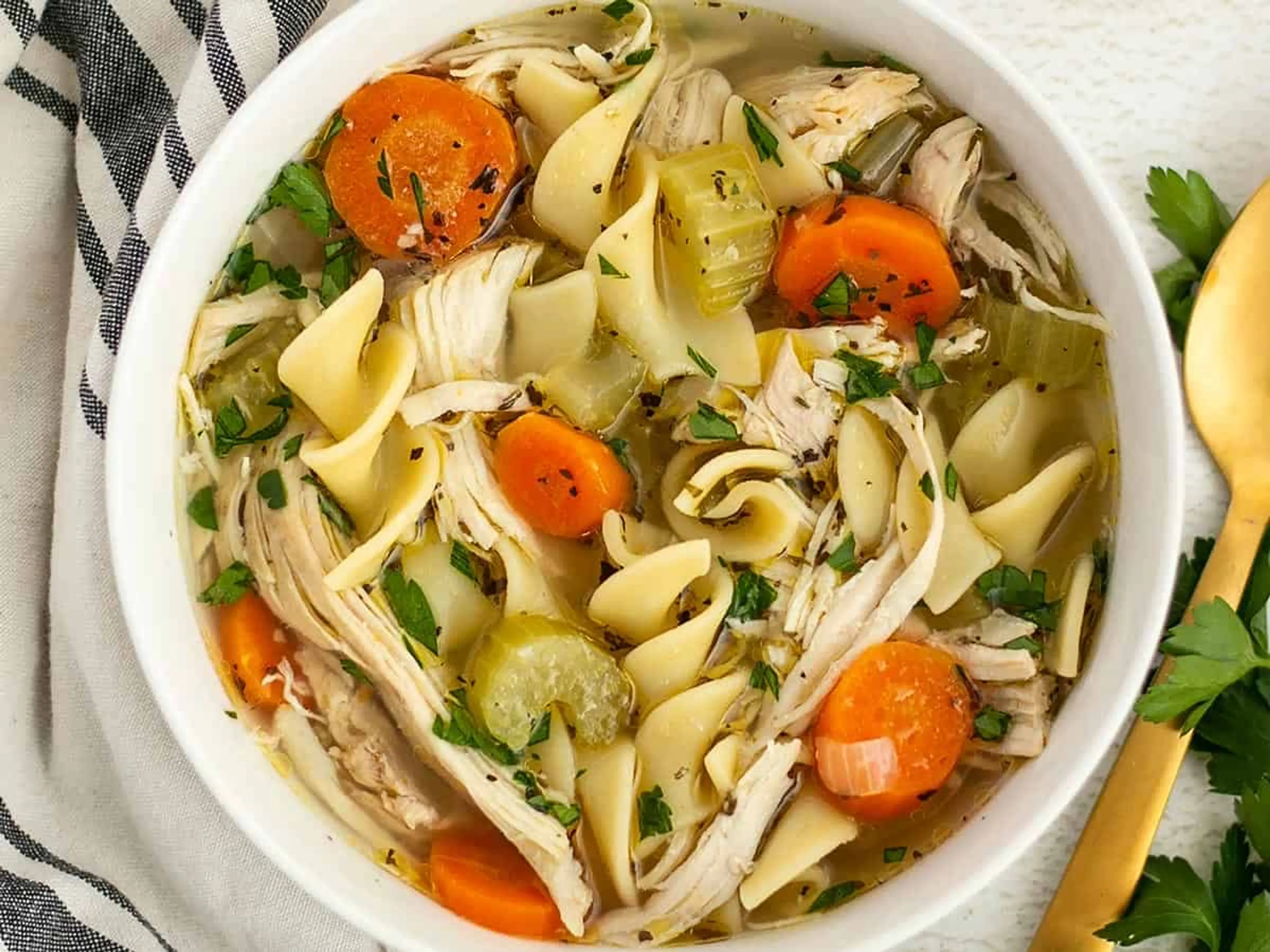 The Best Homemade Chicken Noodle Soup