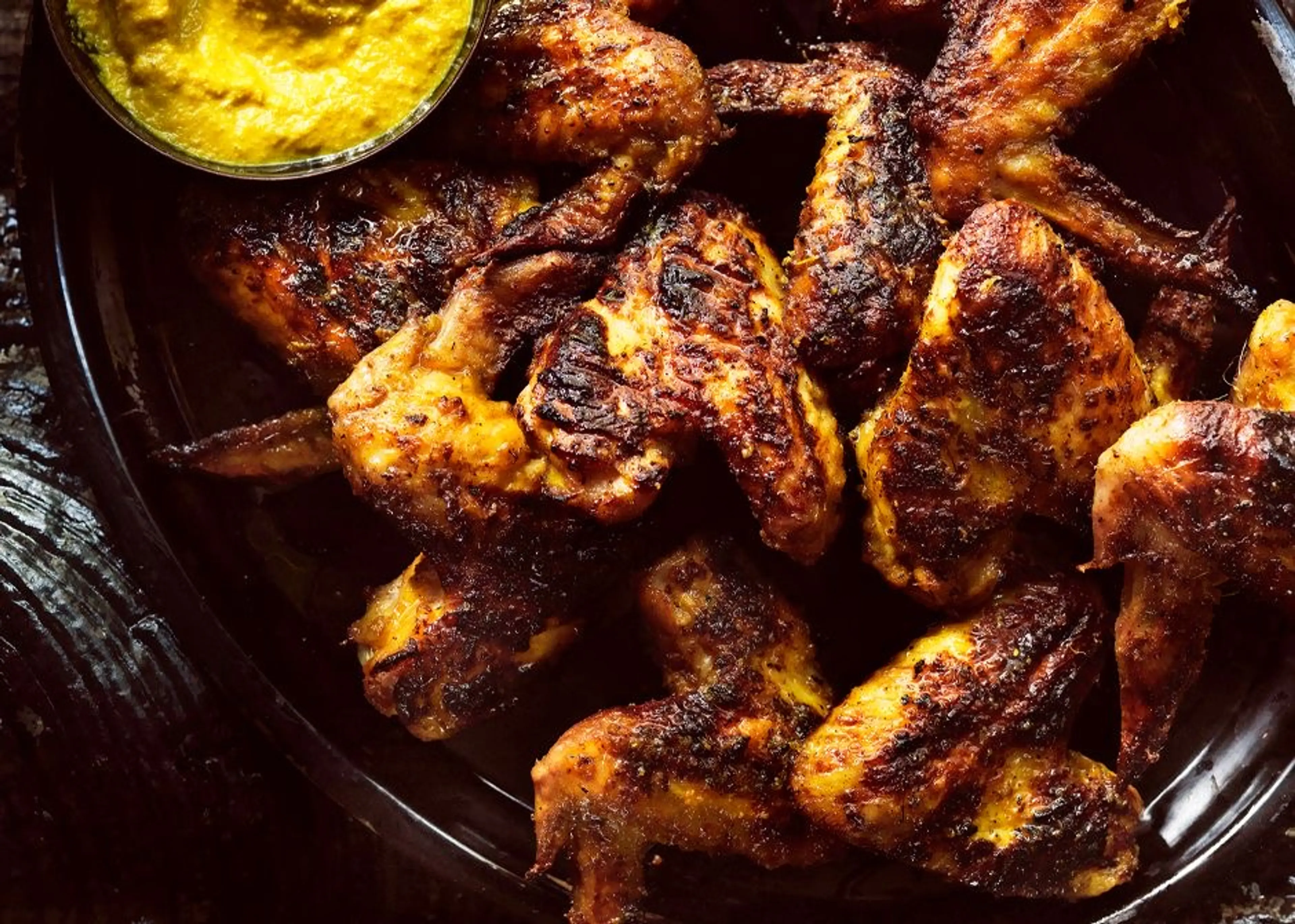 Grilled Turmeric and Lemongrass Chicken Wings