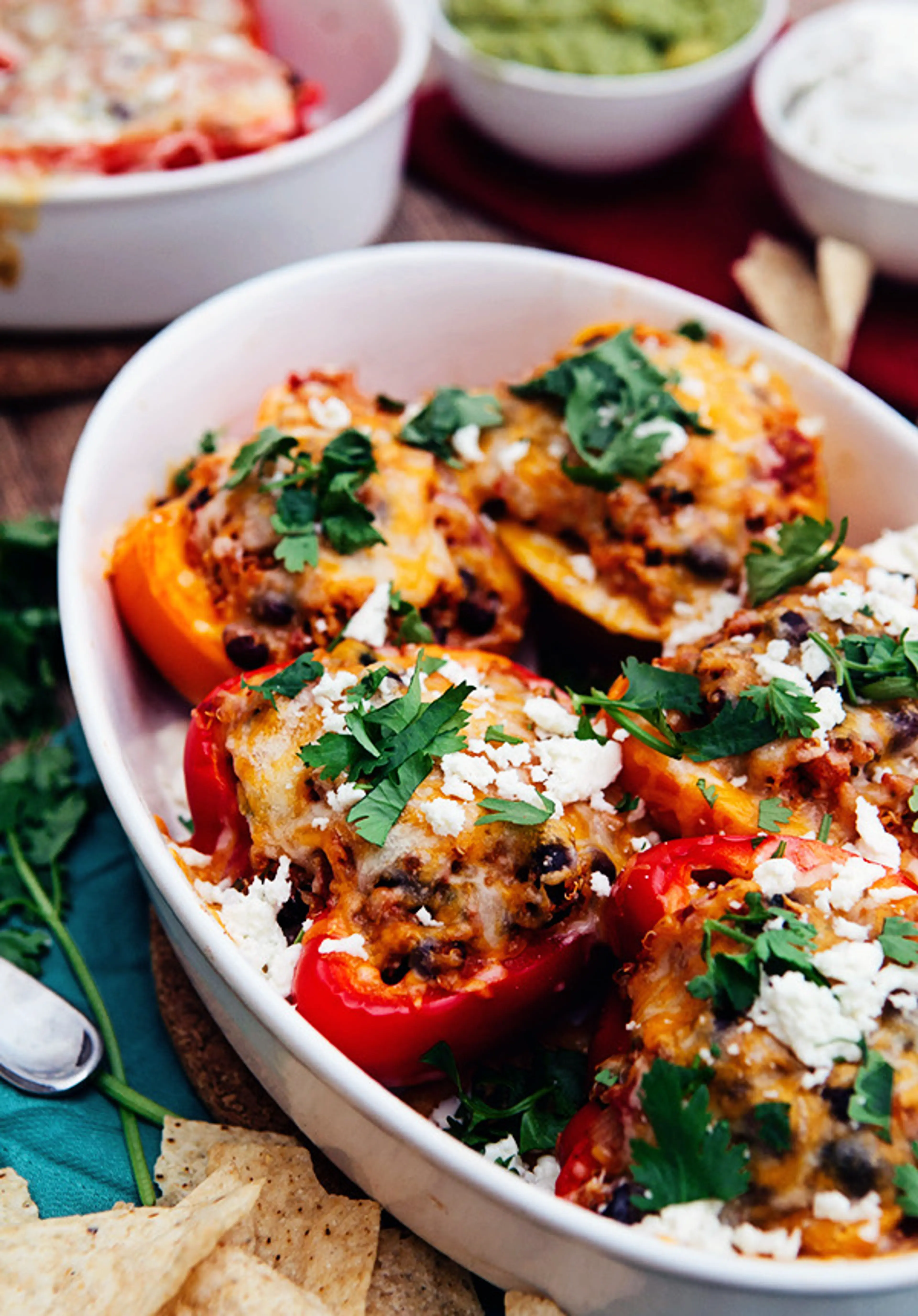 Mexican Quinoa Stuffed Peppers