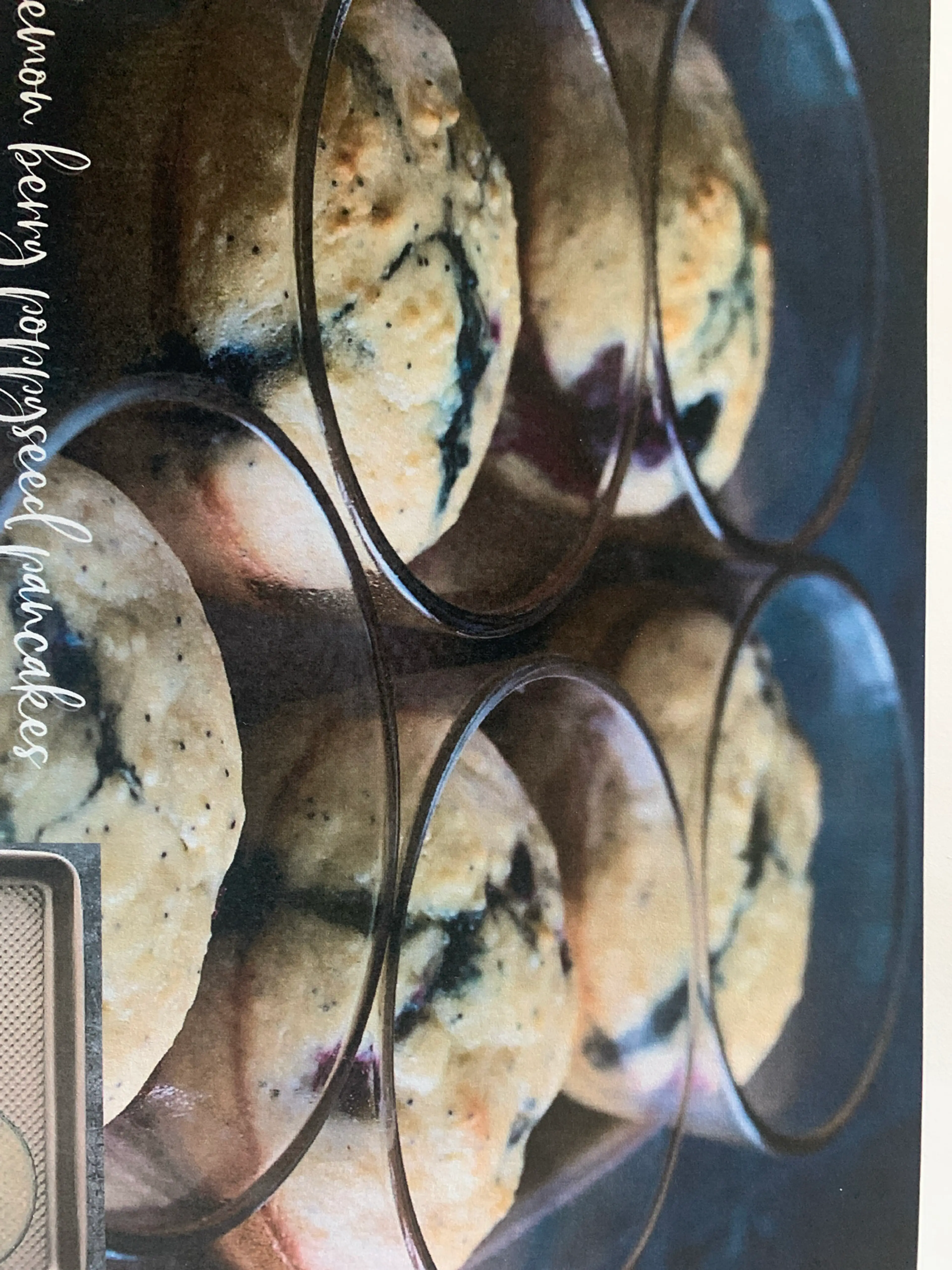 Lemon Blueberry Poppyseed Protein Pancakes