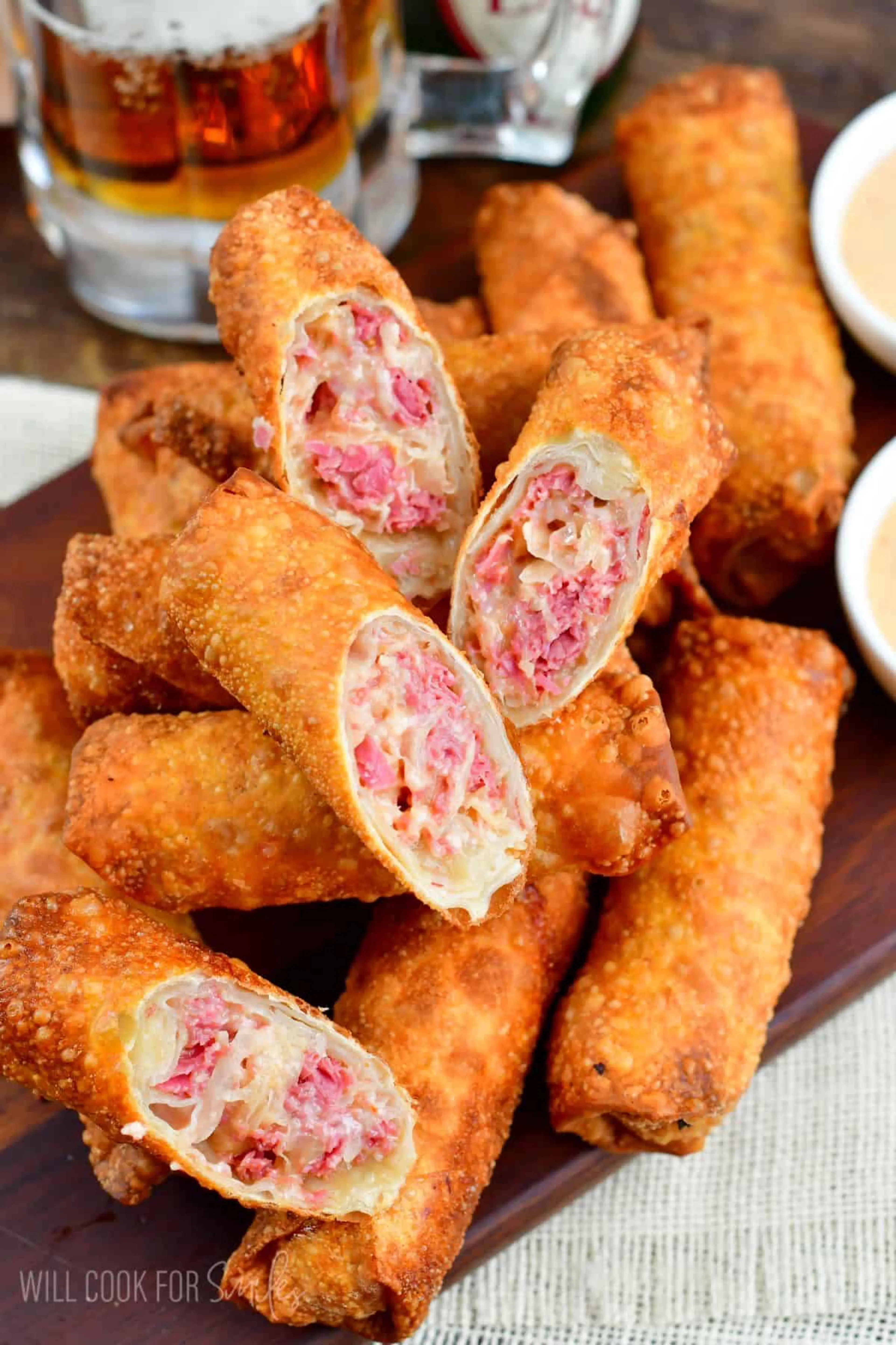 Reuben Egg Rolls Recipe