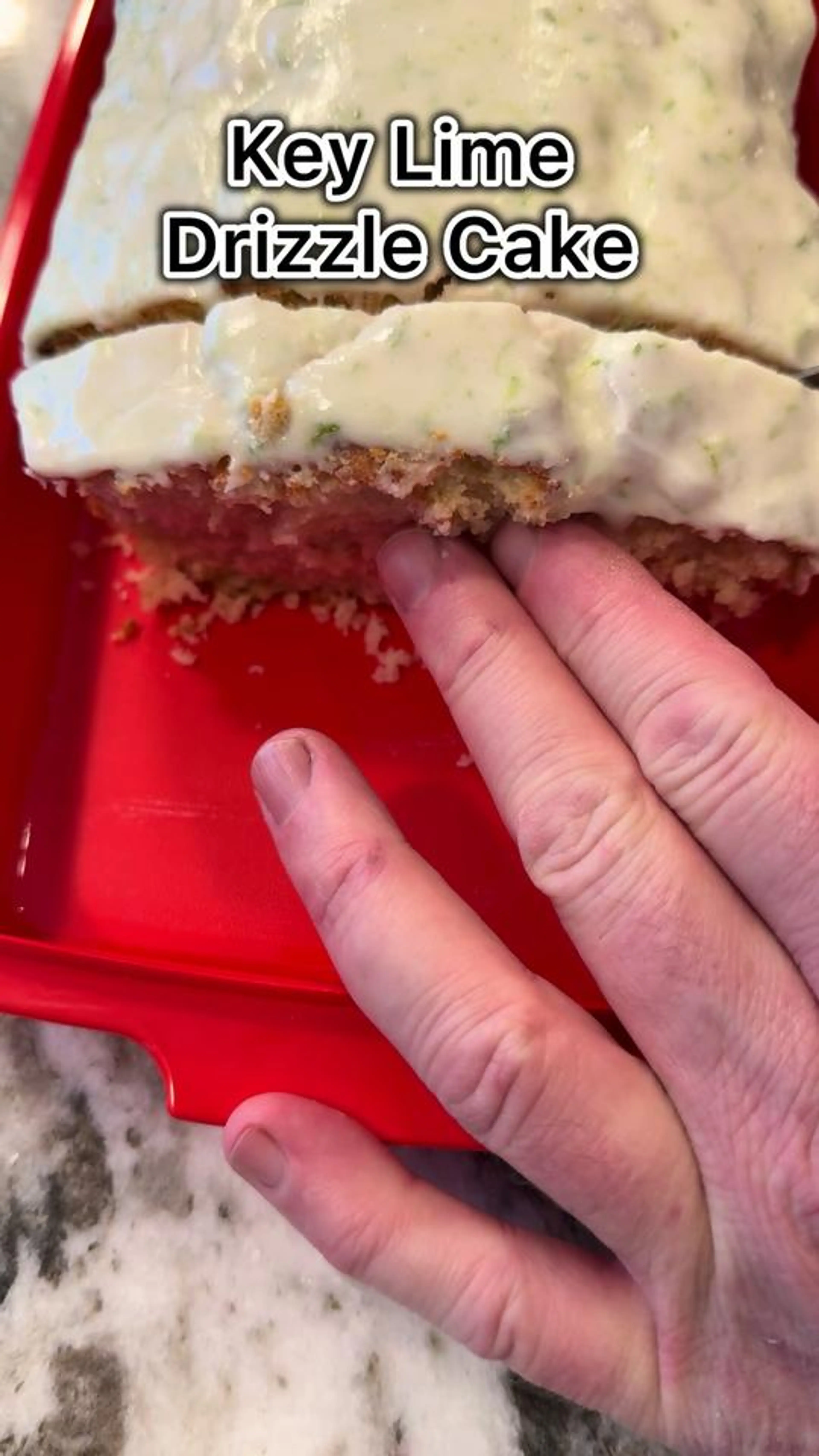Keylime Drizzle Cake